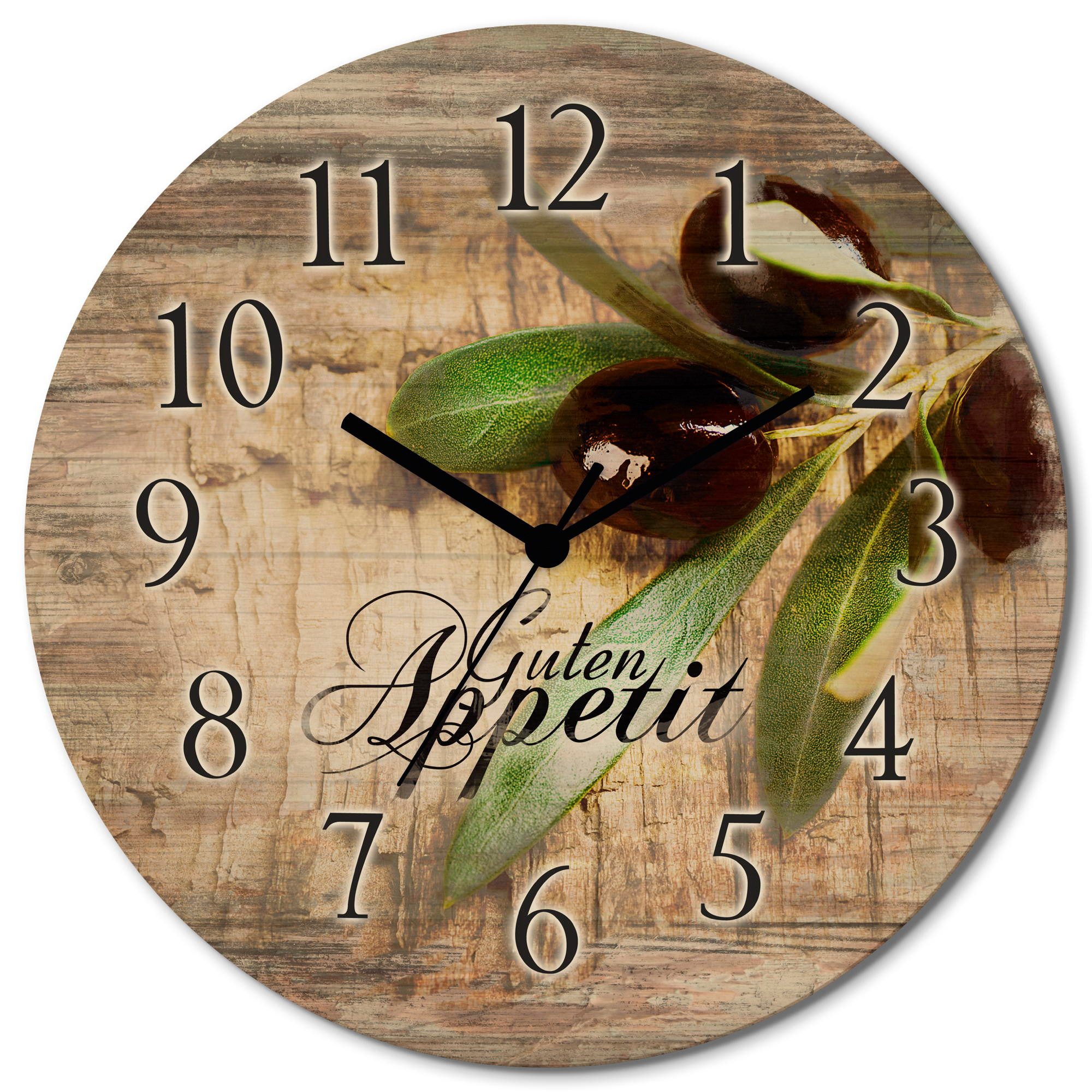 Artland Wanduhr Oliven Guten Appetit (wahlweise günstig online kaufen