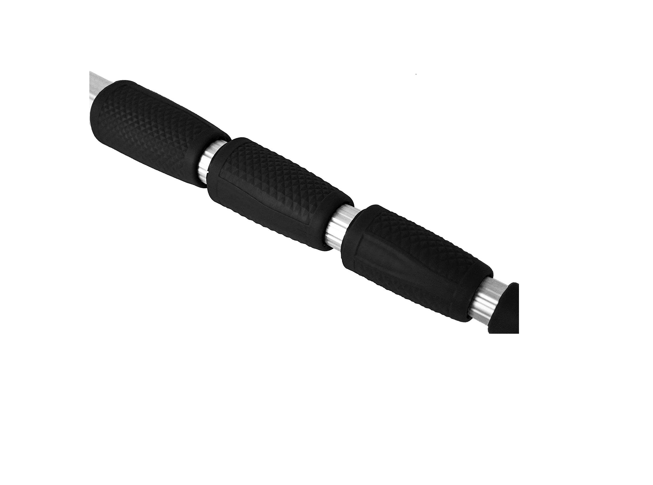 vom Pullach Hof Teleskopstiel 3-fach Teleskopstange, 6 Meter, konisches Design mit Druckknopf, Aluminium, vielseitiges Gewinde, ideal für schwer erreichbare Stellen