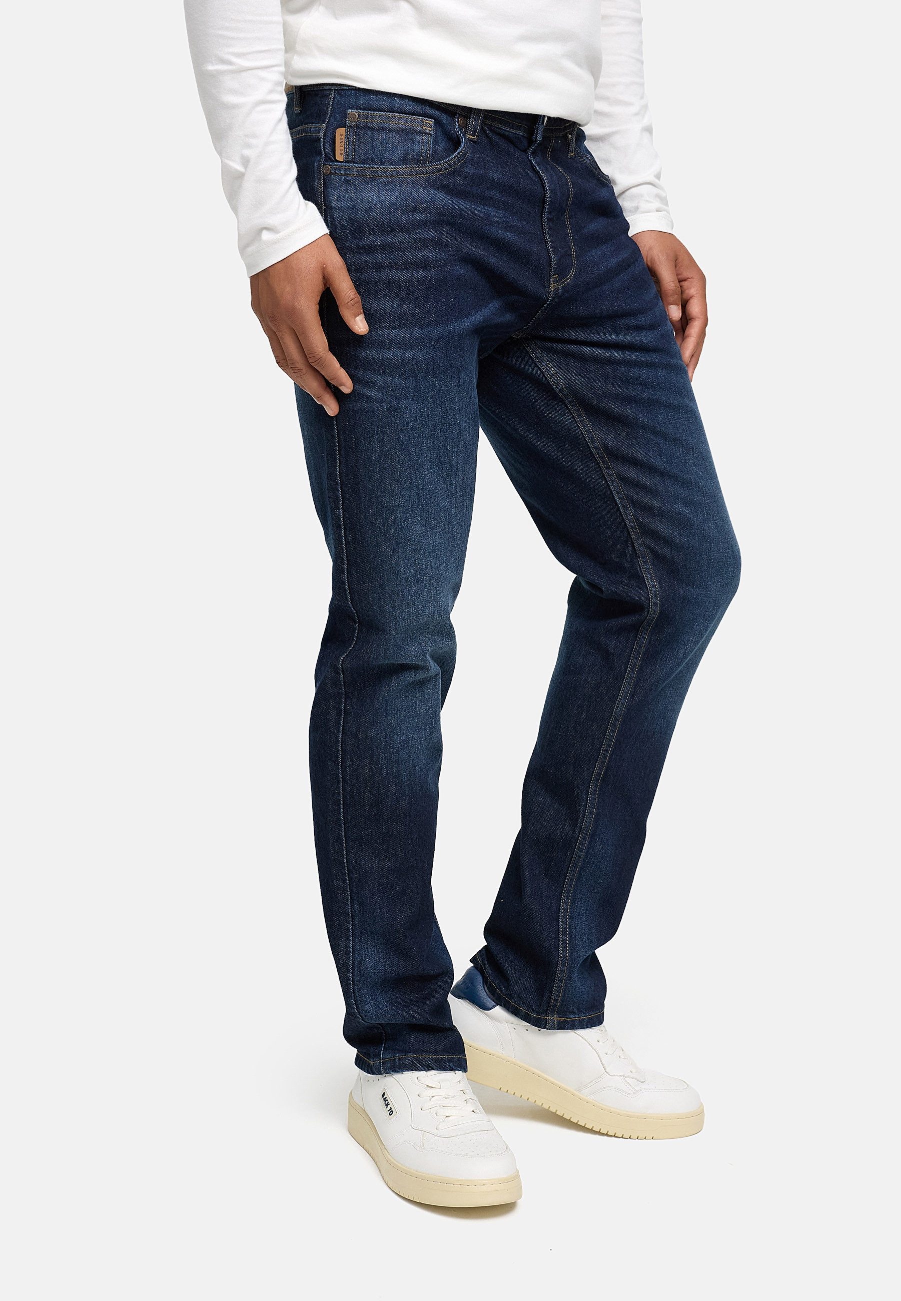 INDICODE Regular-fit-Jeans Herren INValoy Jeanshose mit Stretch aus Baumwolle Bequeme Jeanshose in Regular Fit mit Stretch-Anteil für hohen Komfort – Bild 4 von 5
