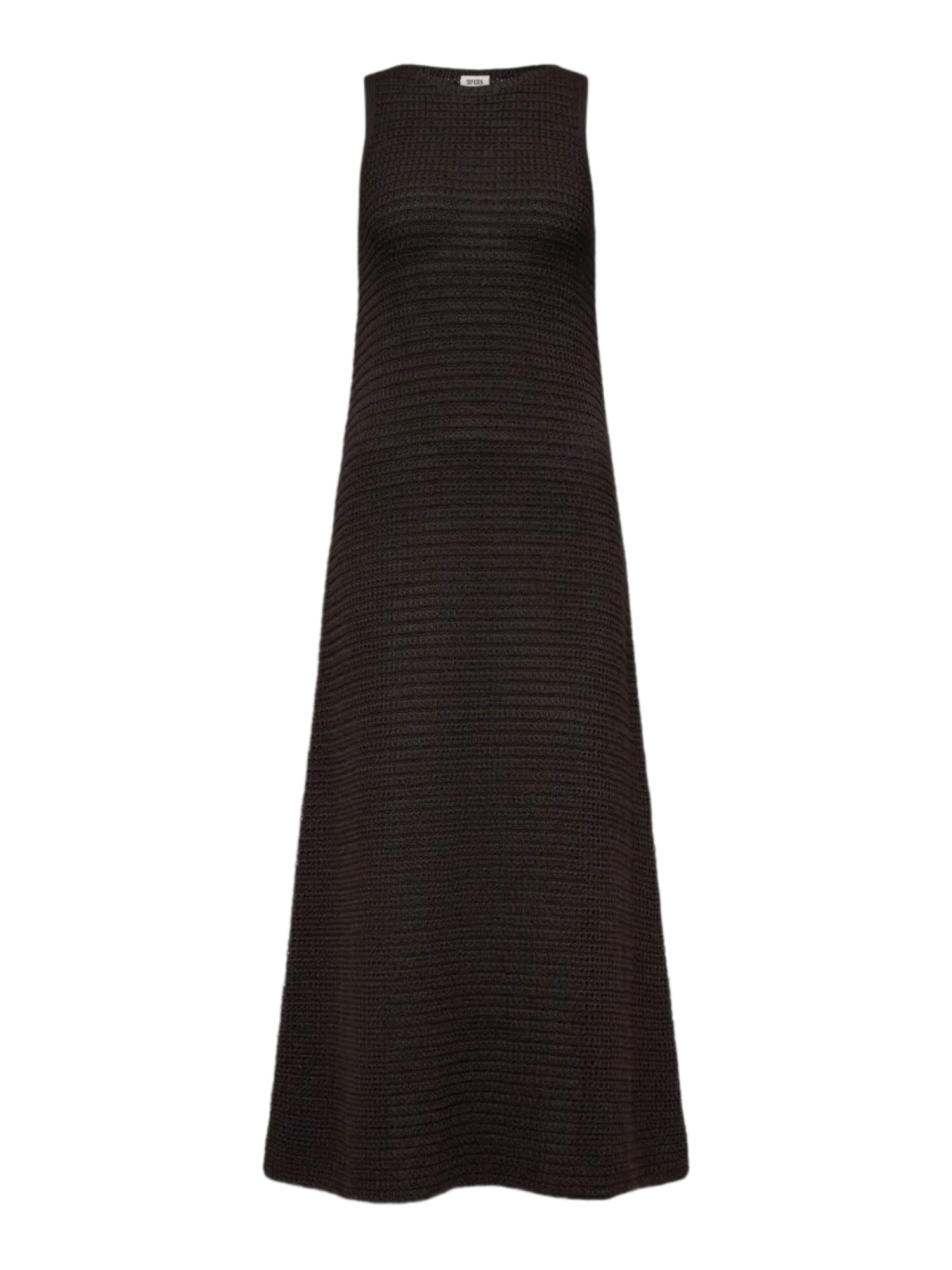 Drykorn Partykleid schwarz,Casual,Baumwolle,Unifarben,Rundhals,Ärmellos,Classic Fit