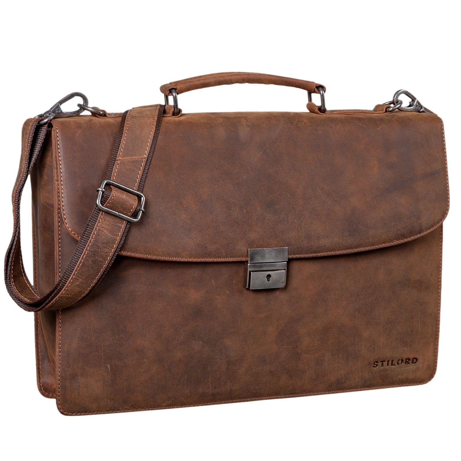 Laptoptasche "Jonathan" Elegante Aktentasche mit Schloss