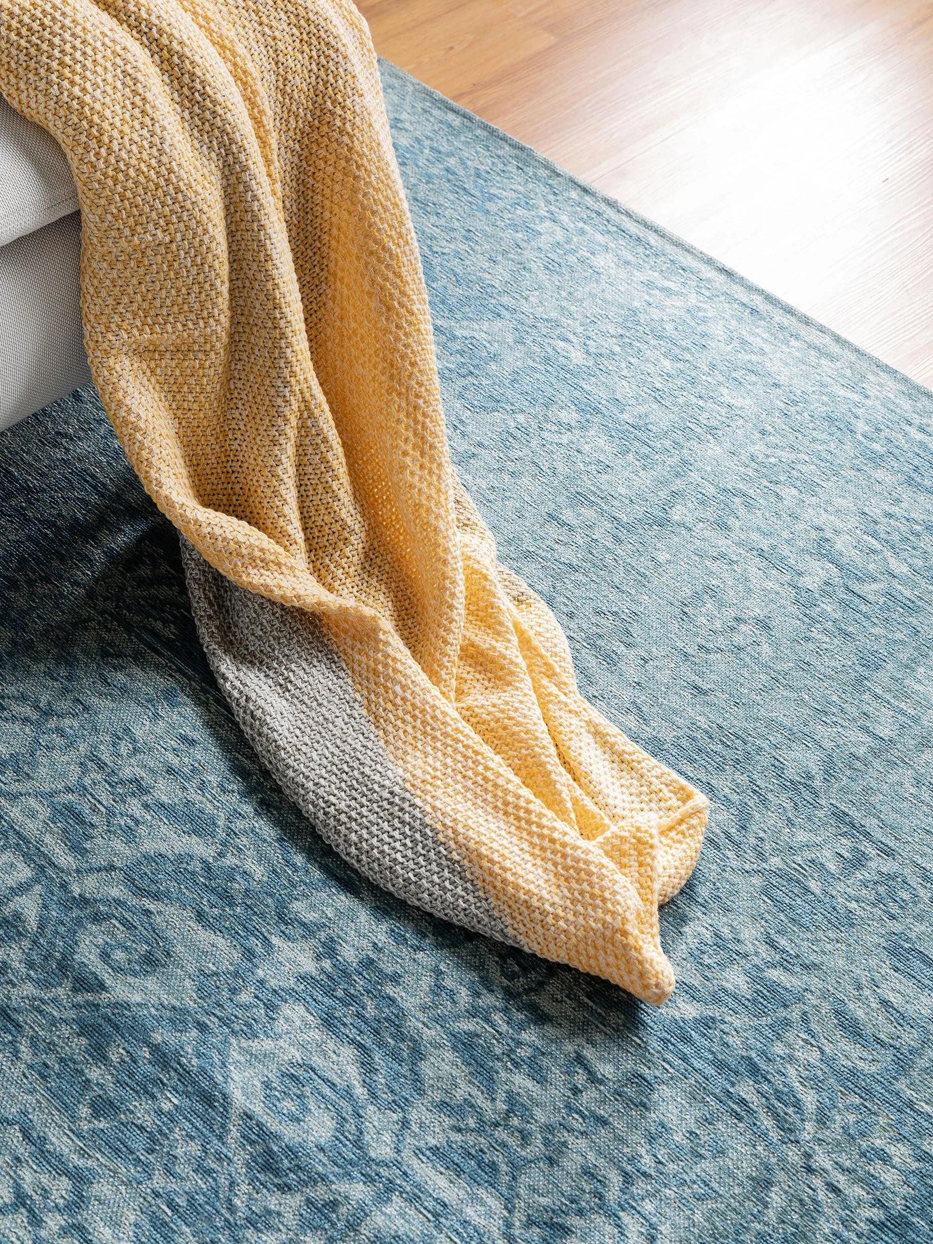 benuta Teppich Tosca, rechteckig, Höhe: 5 mm, Teppich Wohn-, Ess- und Schlafzimmer, Flur, Kunstfaser, Gemütlich