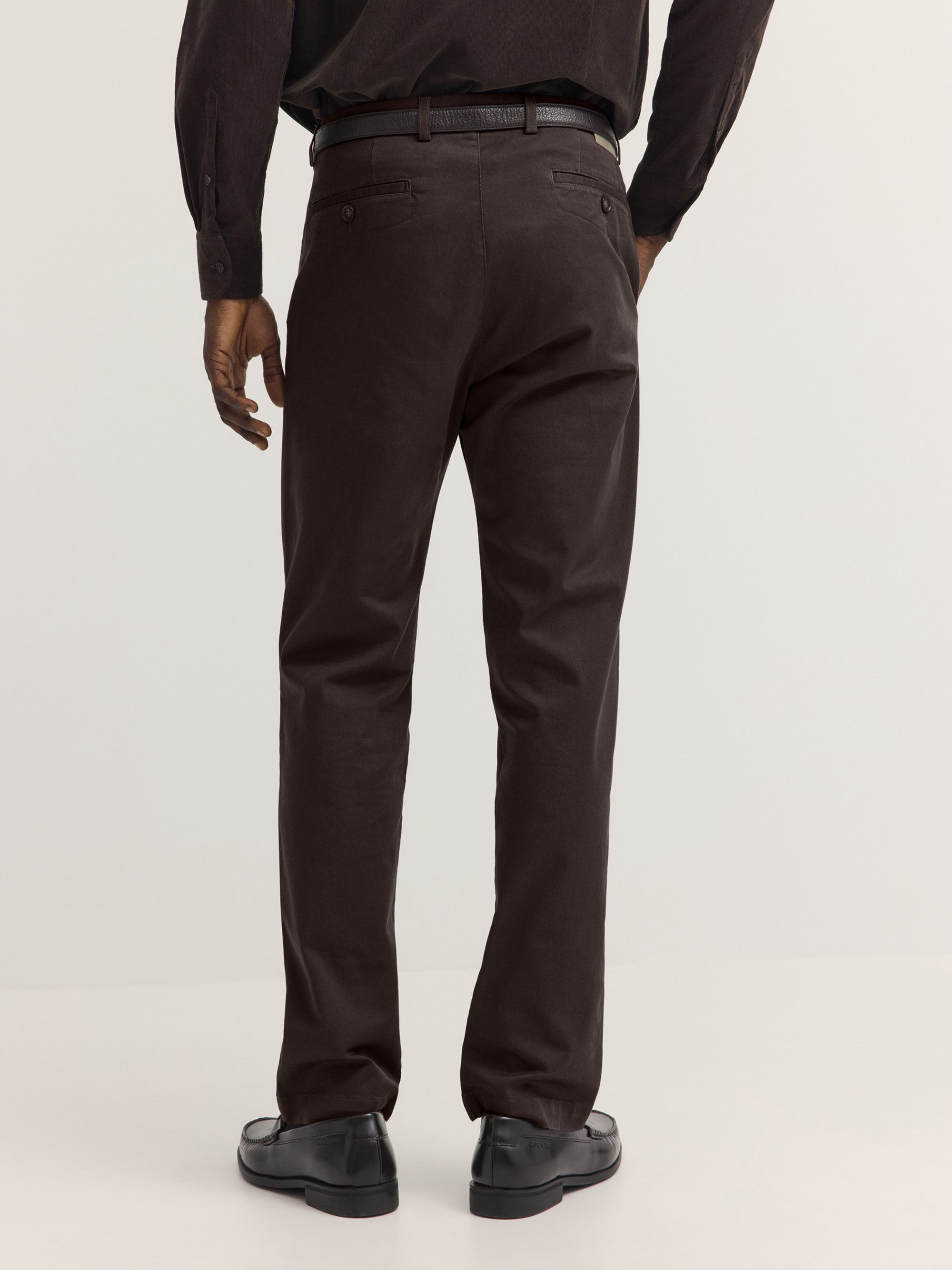 bugatti Chinohose Regular Fit Regular Fit Baumwoll-Twill Summer Touch