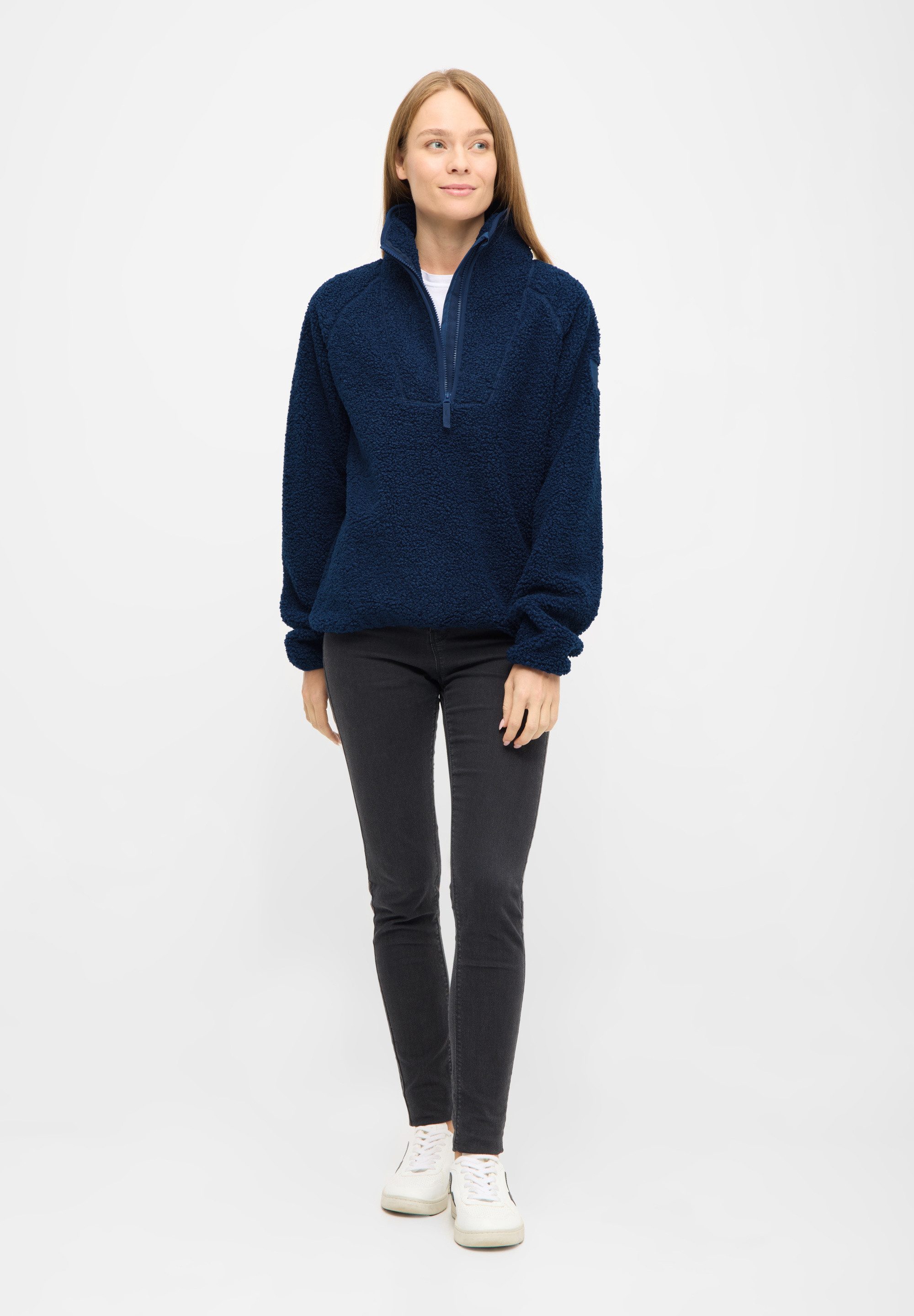 Derbe Fleecejacke Kuschelby Troyer Fleecepullover, Halfzip, warm, gemütlich