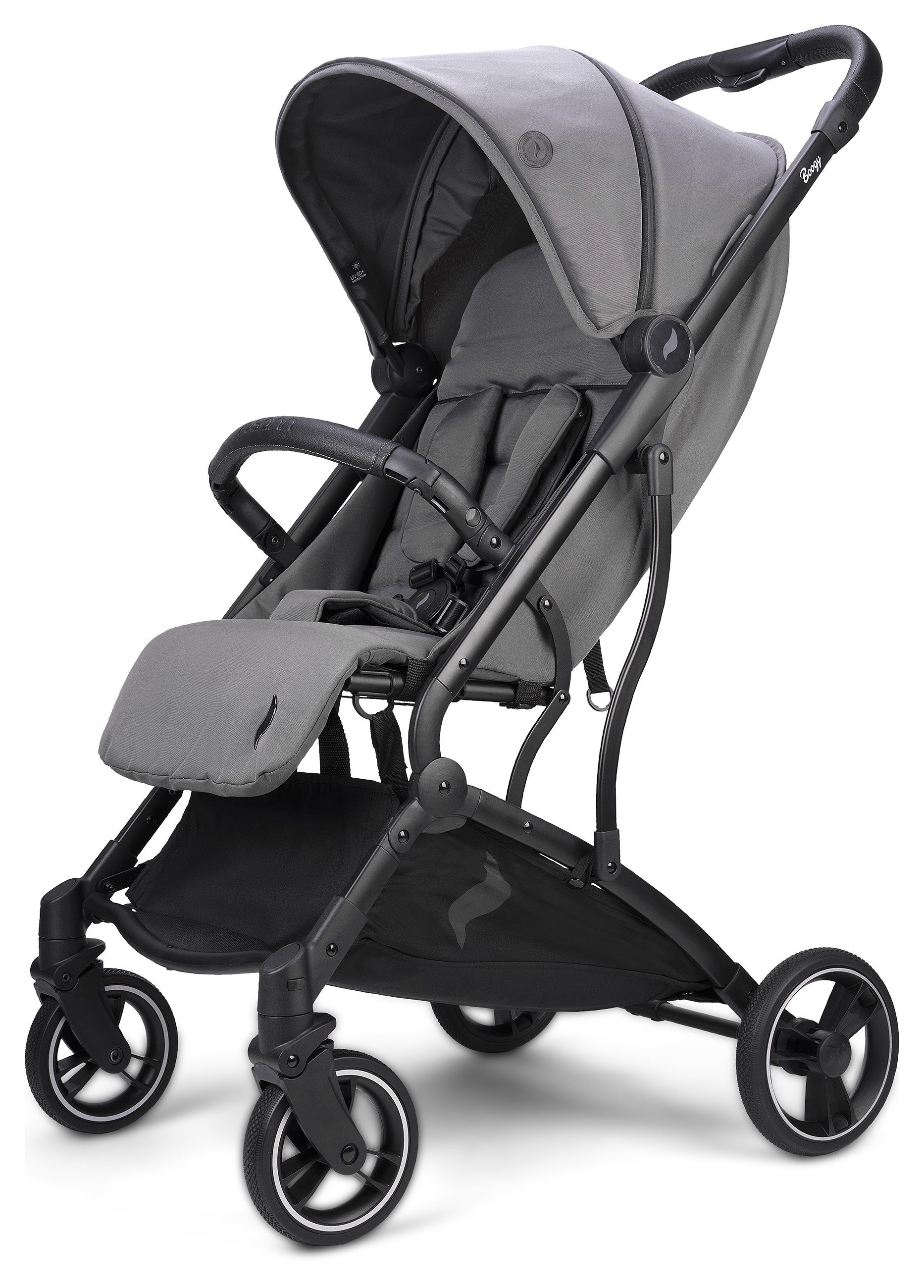 Osann Kinder-Buggy Boogy, Sportkinderwagen von 0 - 22 kg inkl. Zubehör und Babyschalen-Adapter Anthrazit