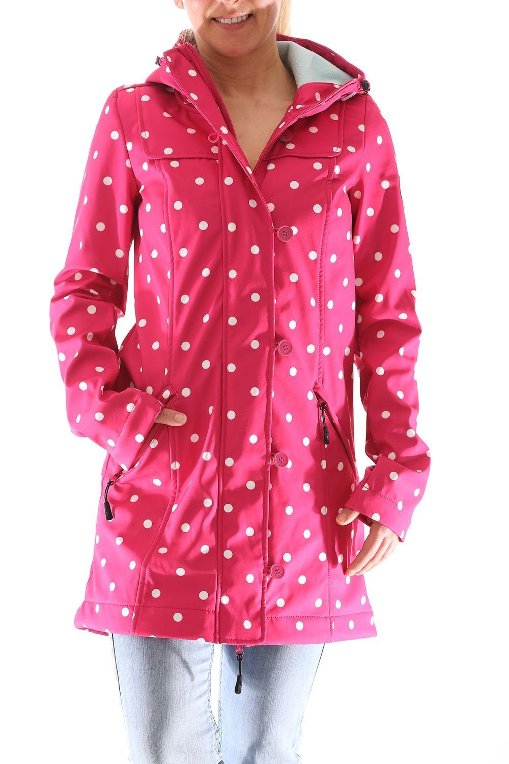 Softshelljacke Blutsgeschwister Wild Weather Long Anorak Damen Jacke Mantel