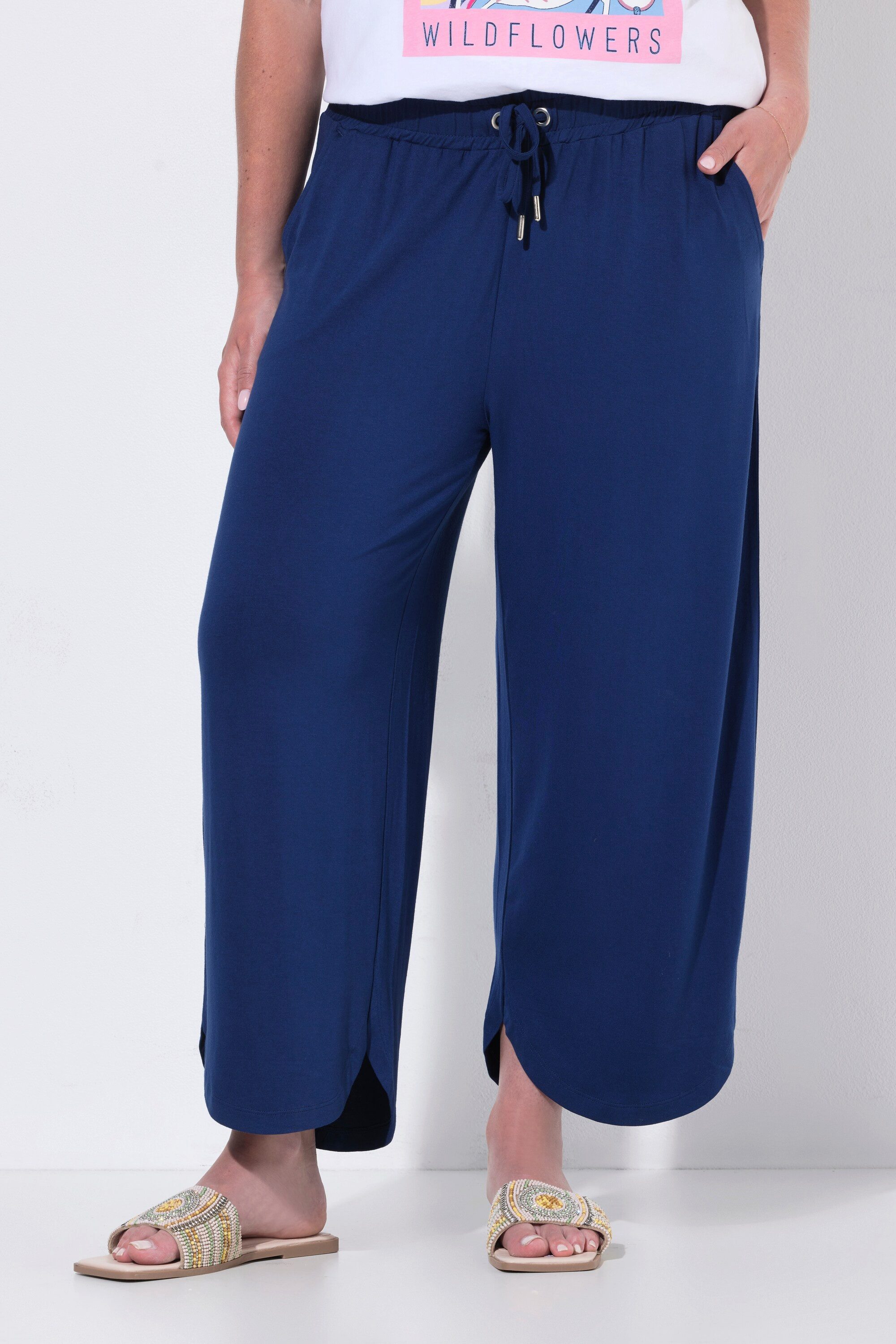 Angel of Style Schlupfhose Jerseyhose weite Passform Seitenschlitze