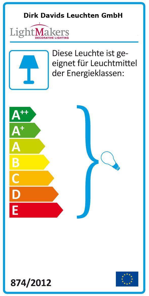 Dirk Davids Leuchten GmbH Tischleuchte Tischleuchte Matt Weiß Schirm Leinen Weiß mit Text 16685/S