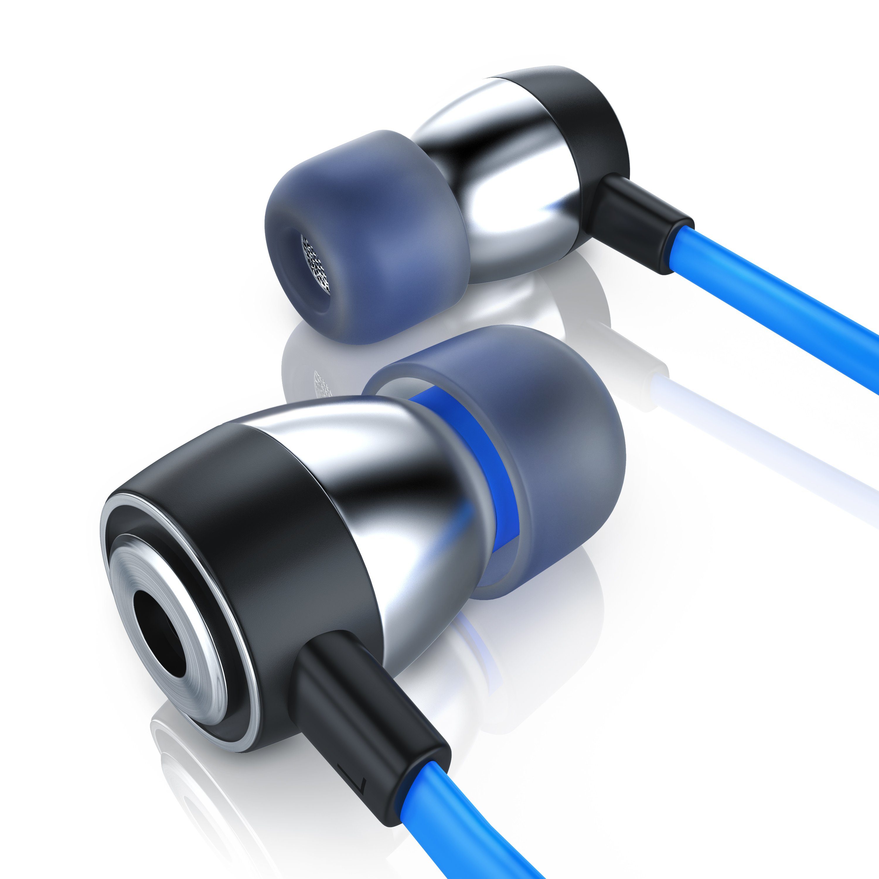 LIAM&DAAN In-Ear-Kopfhörer (ONE" Premium Keramik 10mm Treiber / Aramid verstärktes Kabel)