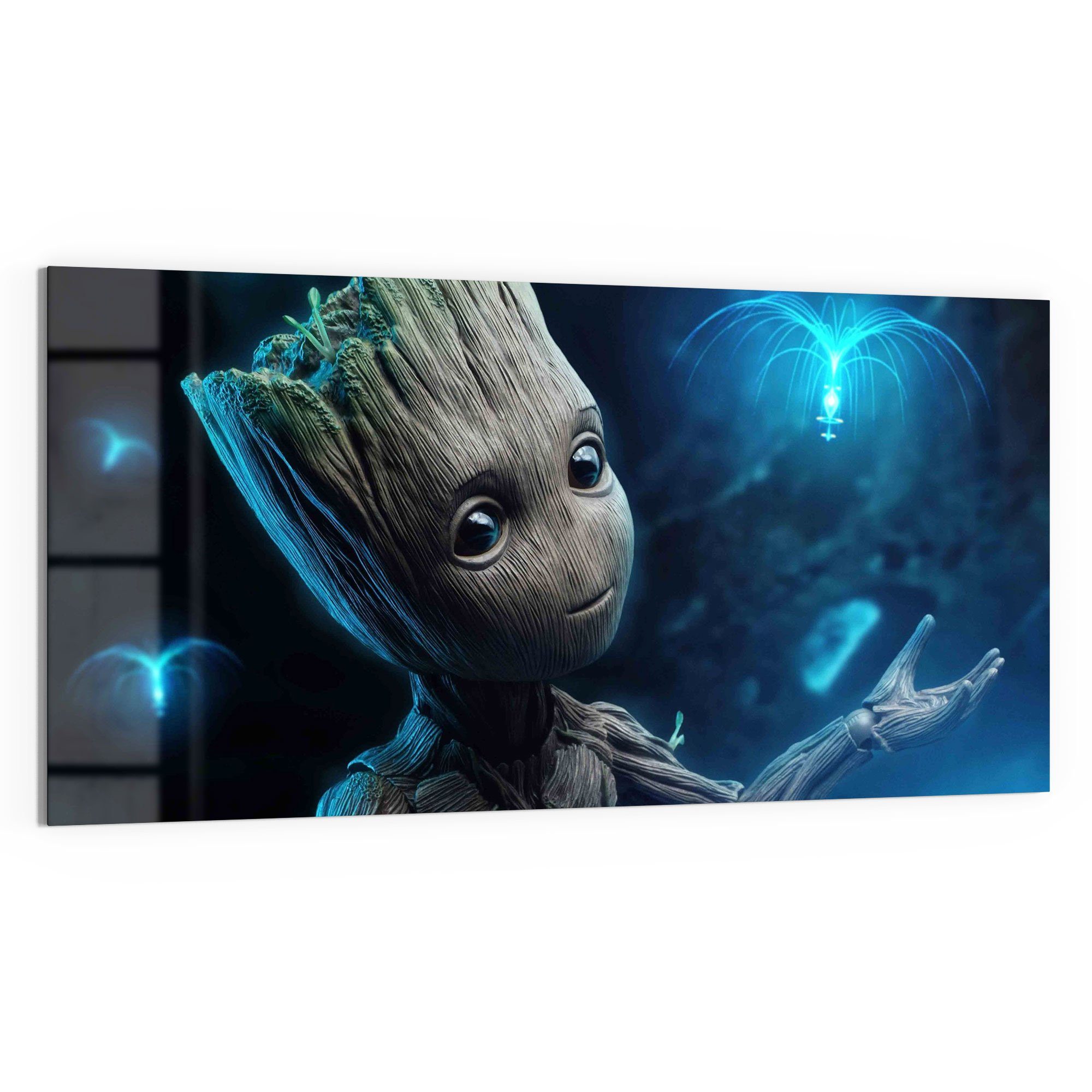 DEQORI Glasbild 'Niedlicher Baby Groot', 'Niedlicher günstig online kaufen