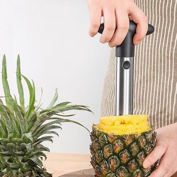 ousudela Sparschäler Ananasschneider und -entkerner – Verstärkter Ananasschäler Edelstahl, (1-tlg)