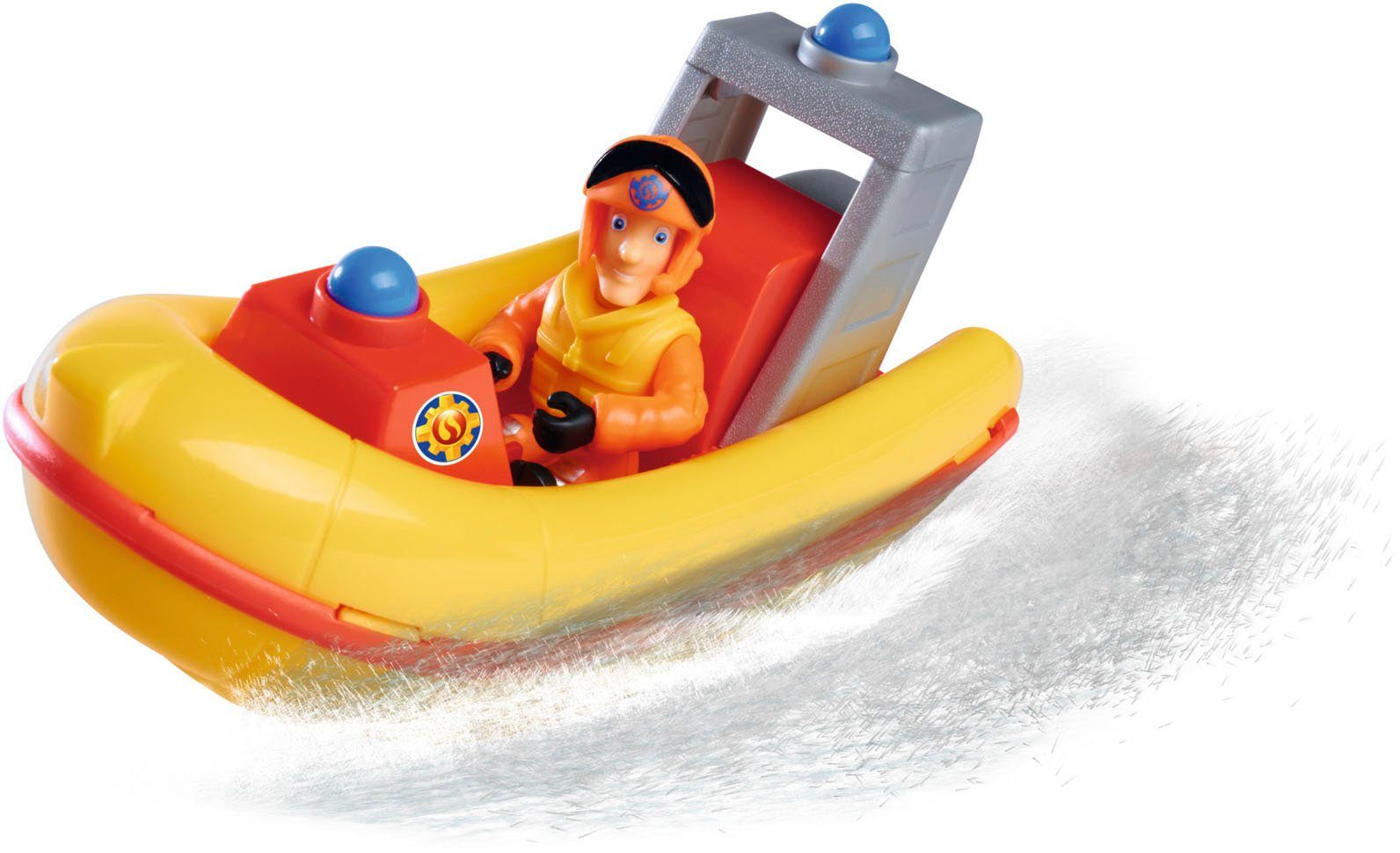 SIMBA Badespielzeug Feuerwehrmann Sam, Neptun mit Elvis Figur