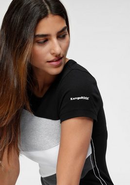 KangaROOS T-Shirt mit Colorblocking-Design