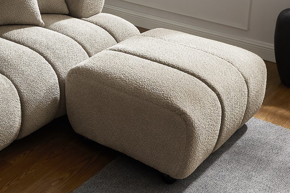 riess-ambiente Fußhocker ADLON 100cm beige · günstig online kaufen