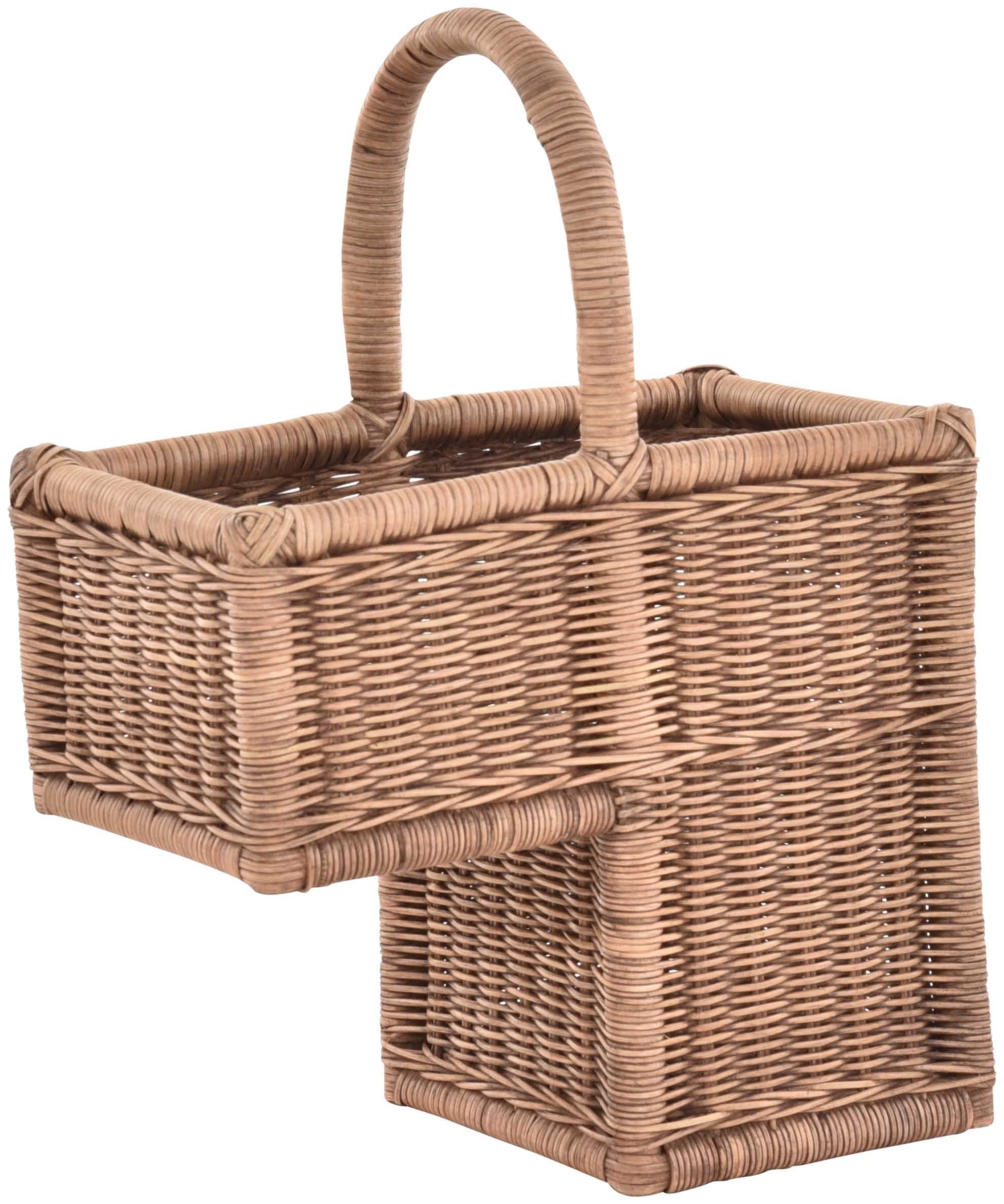 Krines Home Treppenkorb Korb mit Griff für Treppe Stufenkorb Treppenkorb au günstig online kaufen