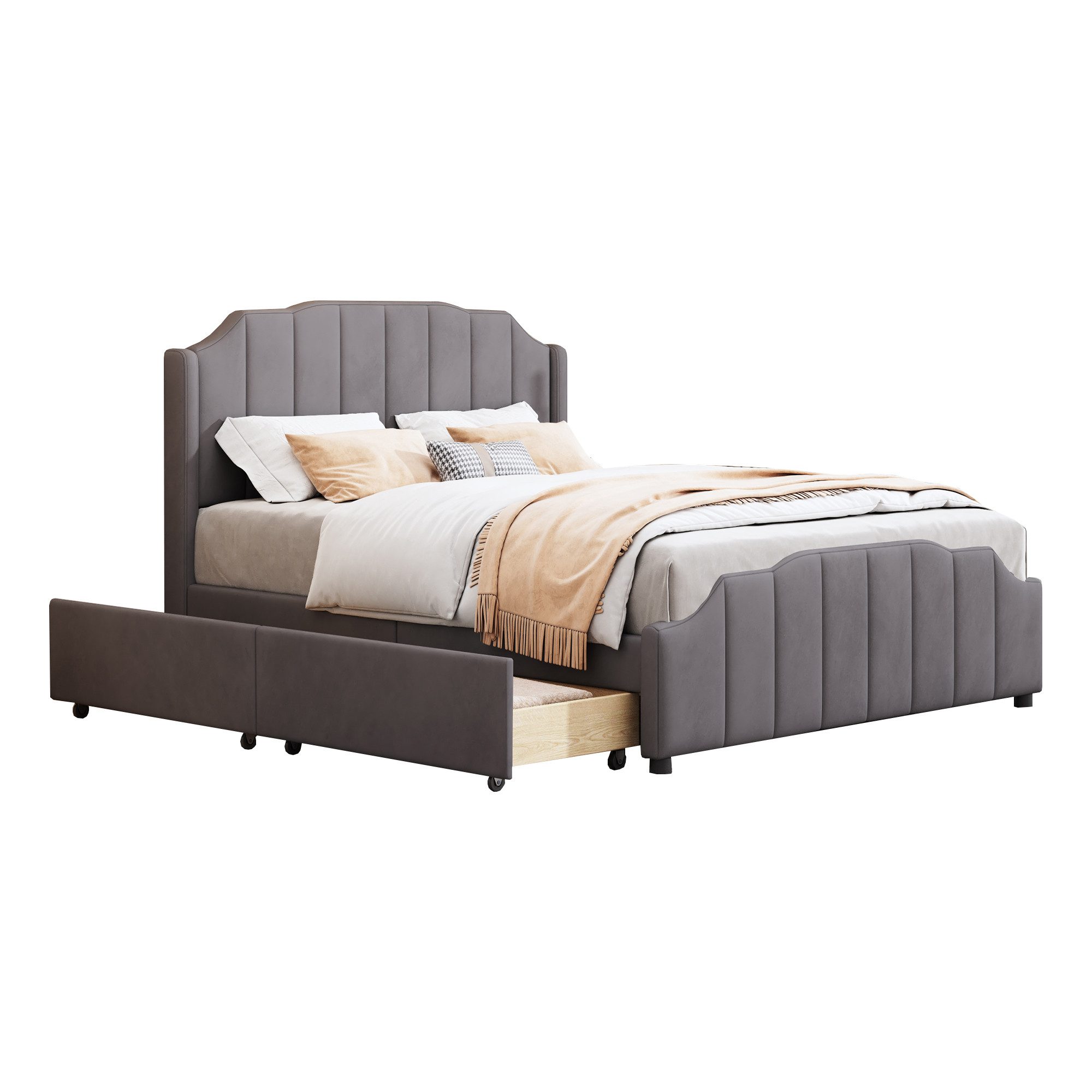 Flieks Polsterbett, Kinderbett Doppelbett mit 2 günstig online kaufen