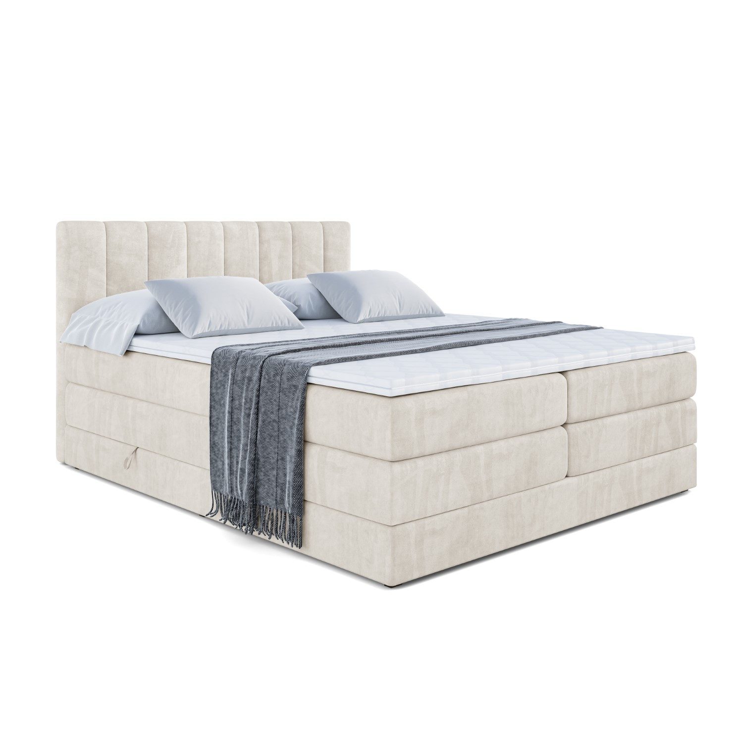 ALTDECOR Boxspringbett OTTA KING (Multipocket-Matratze H4, günstig online kaufen