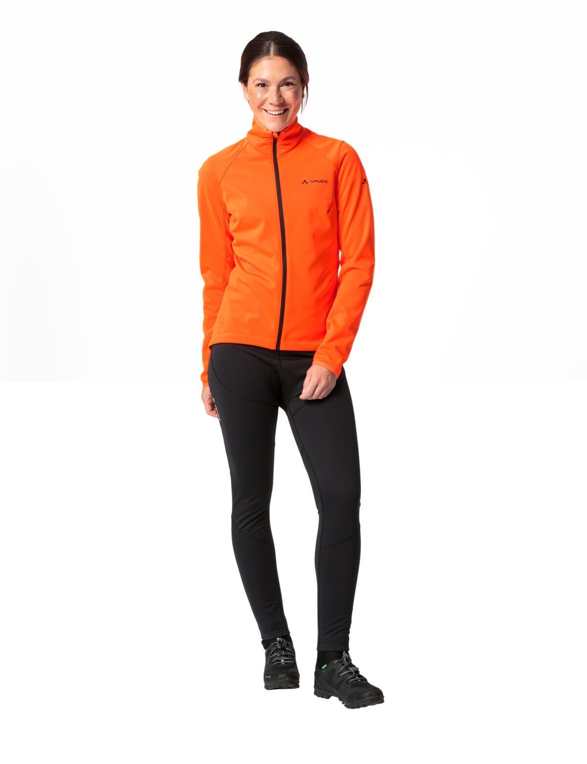 VAUDE Outdoorjacke Women's Matera Klimaneutral kompensiert neon II (1-St) orange Softshell Jacket