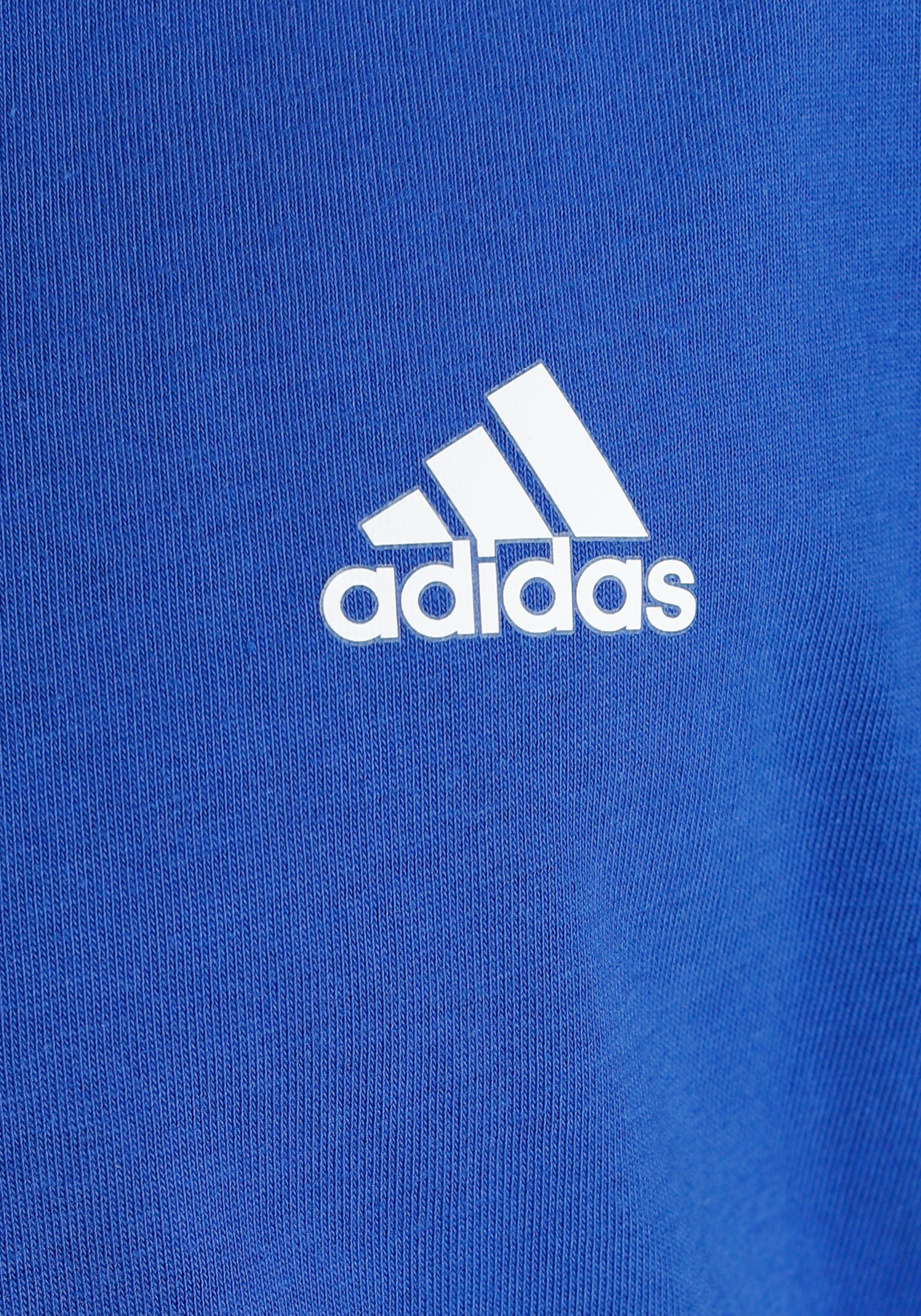 adidas Sportswear T-Shirt U White Semi 3S Lucid Blue TEE 