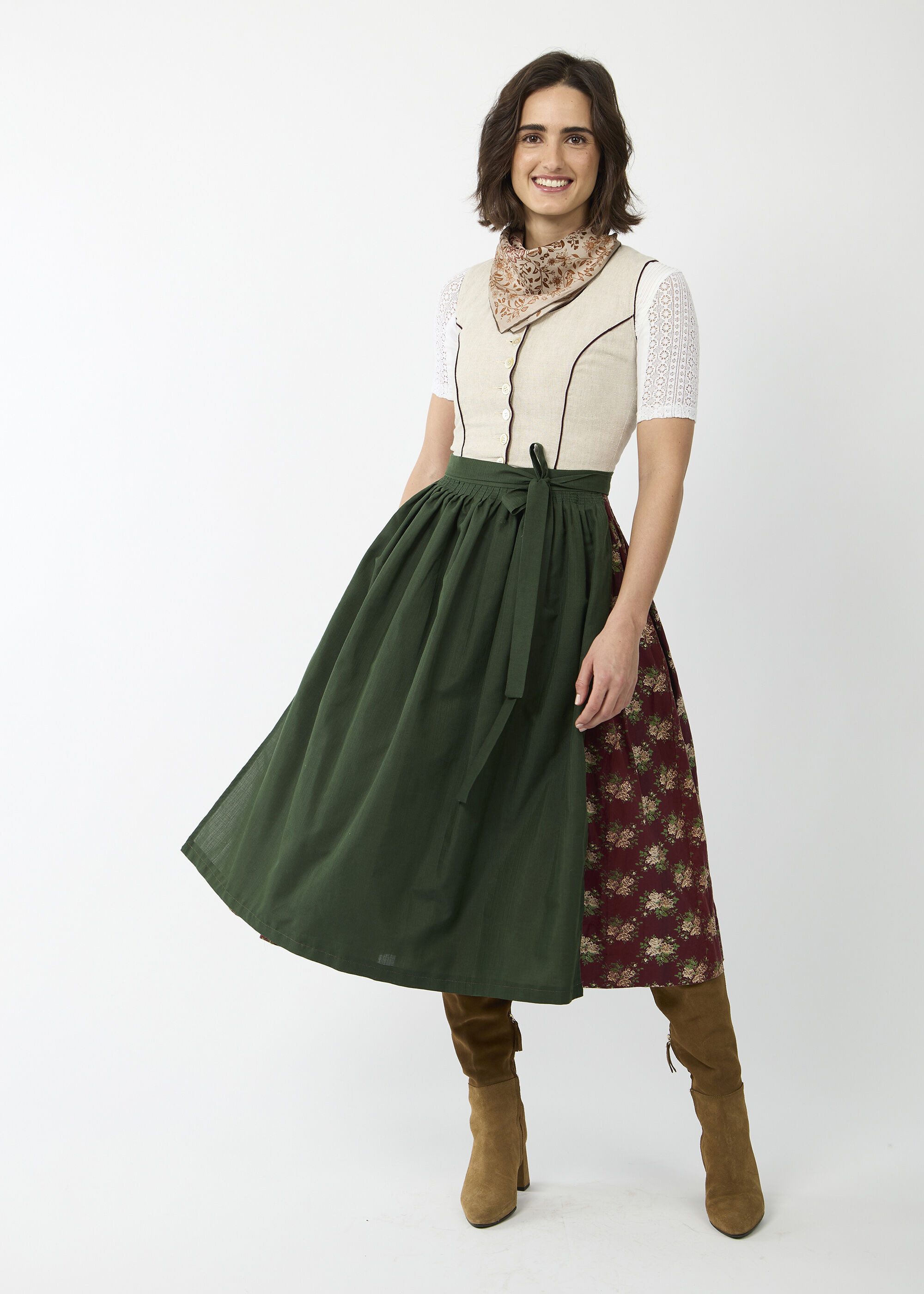 Codello Halstuch, mit floralem Muster