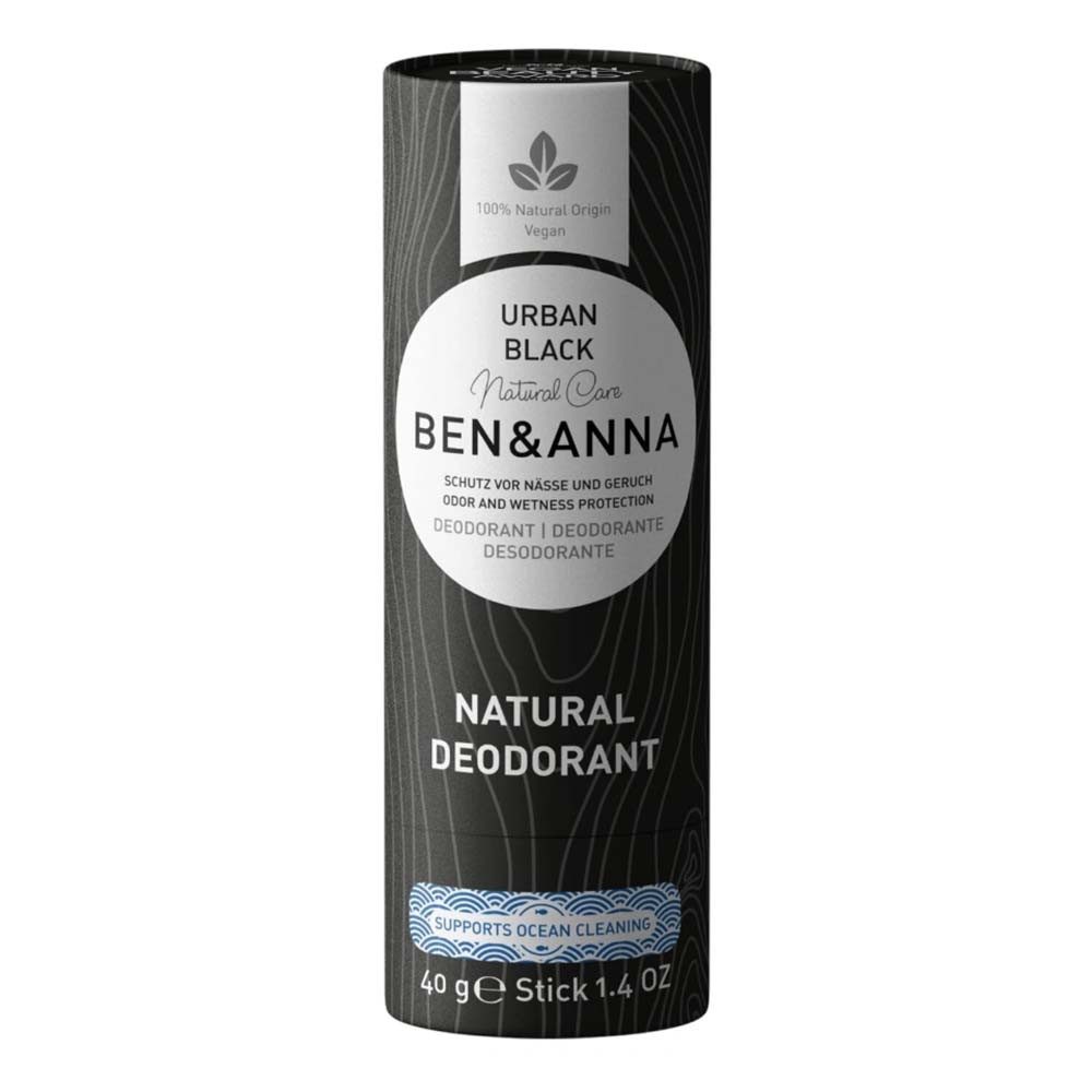 Ben & Anna Deo-Stift Papertube Deo Stick - Urban Black 40g