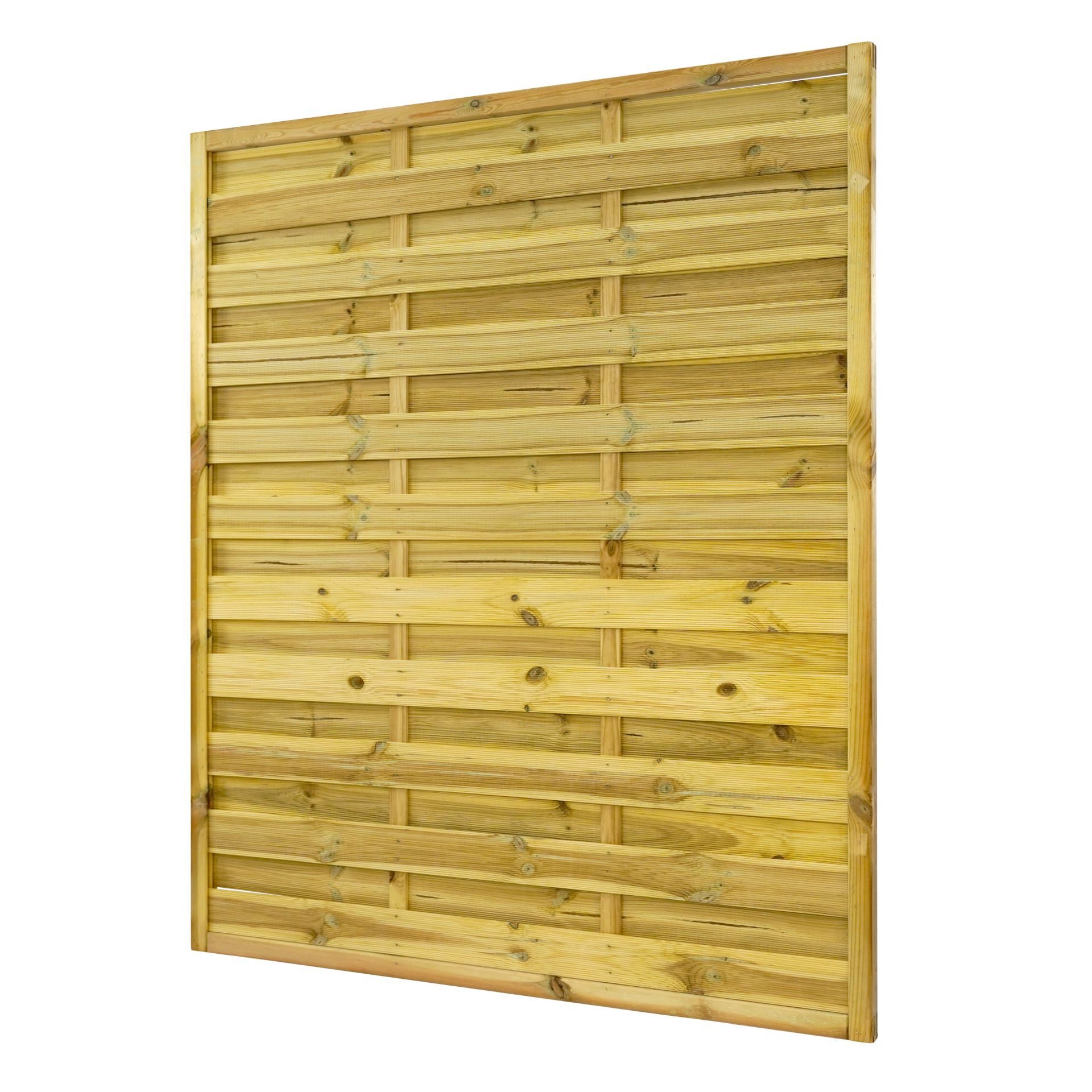 GartenLand Zaun Sichtschutzzaun Vario gerade Kiefernholz – Kesseldruckimprägniert, (Set, Ohne Pfosten)