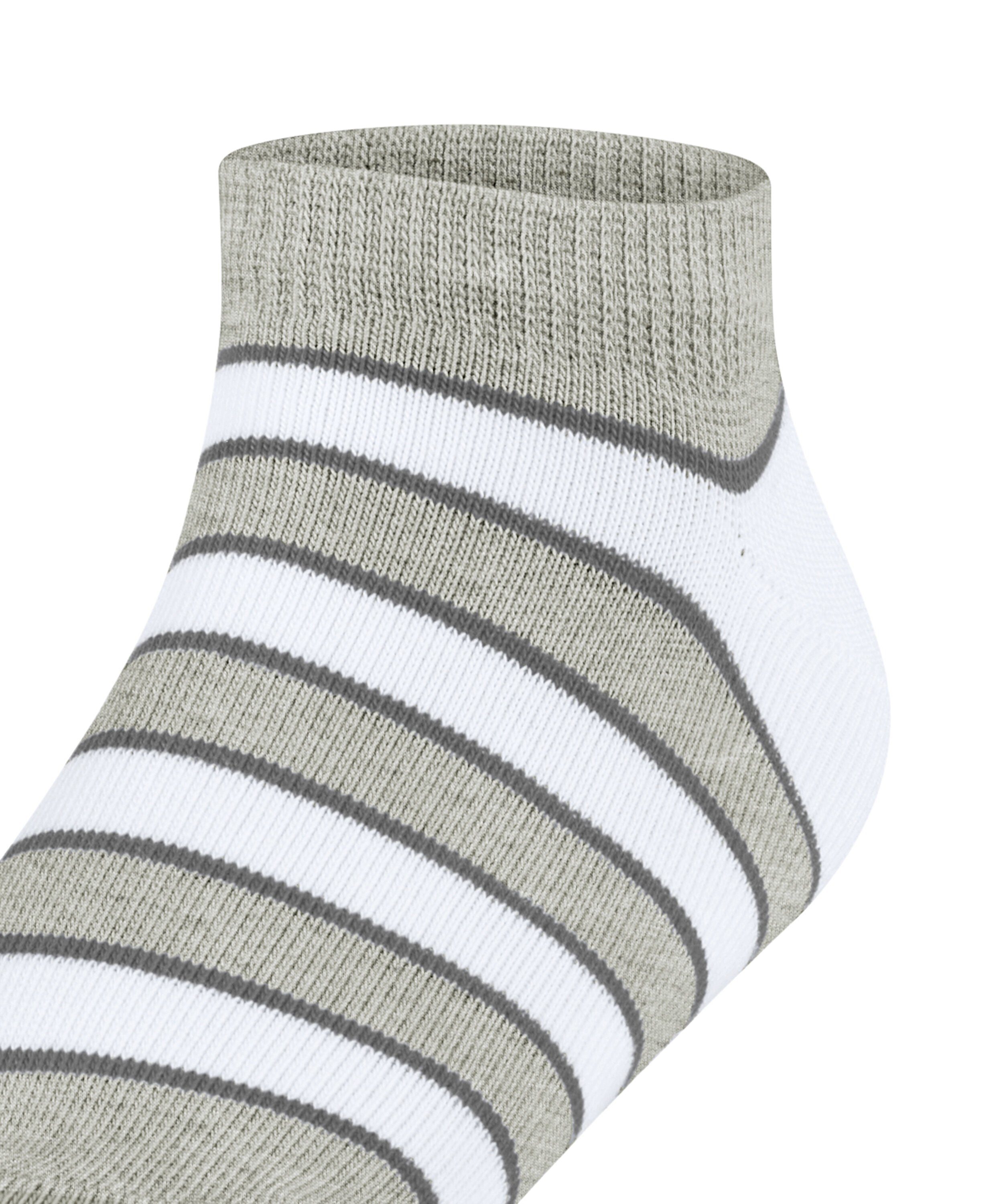 mit Simple nachhaltiger (3820) storm Sneakersocken Stripes FALKE (1-Paar) grey Baumwolle