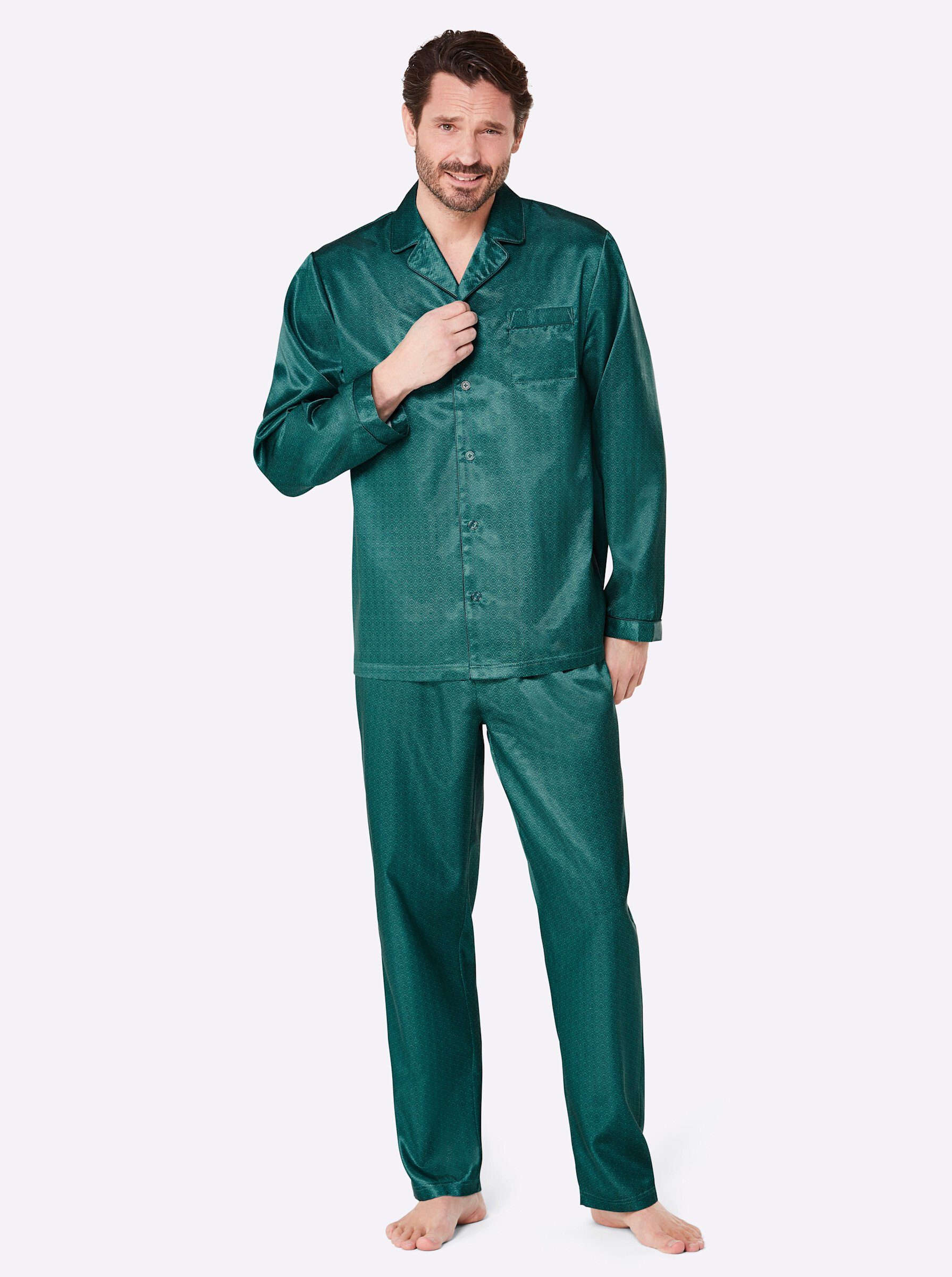 Witt Schlafanzug Pyjama Langarm