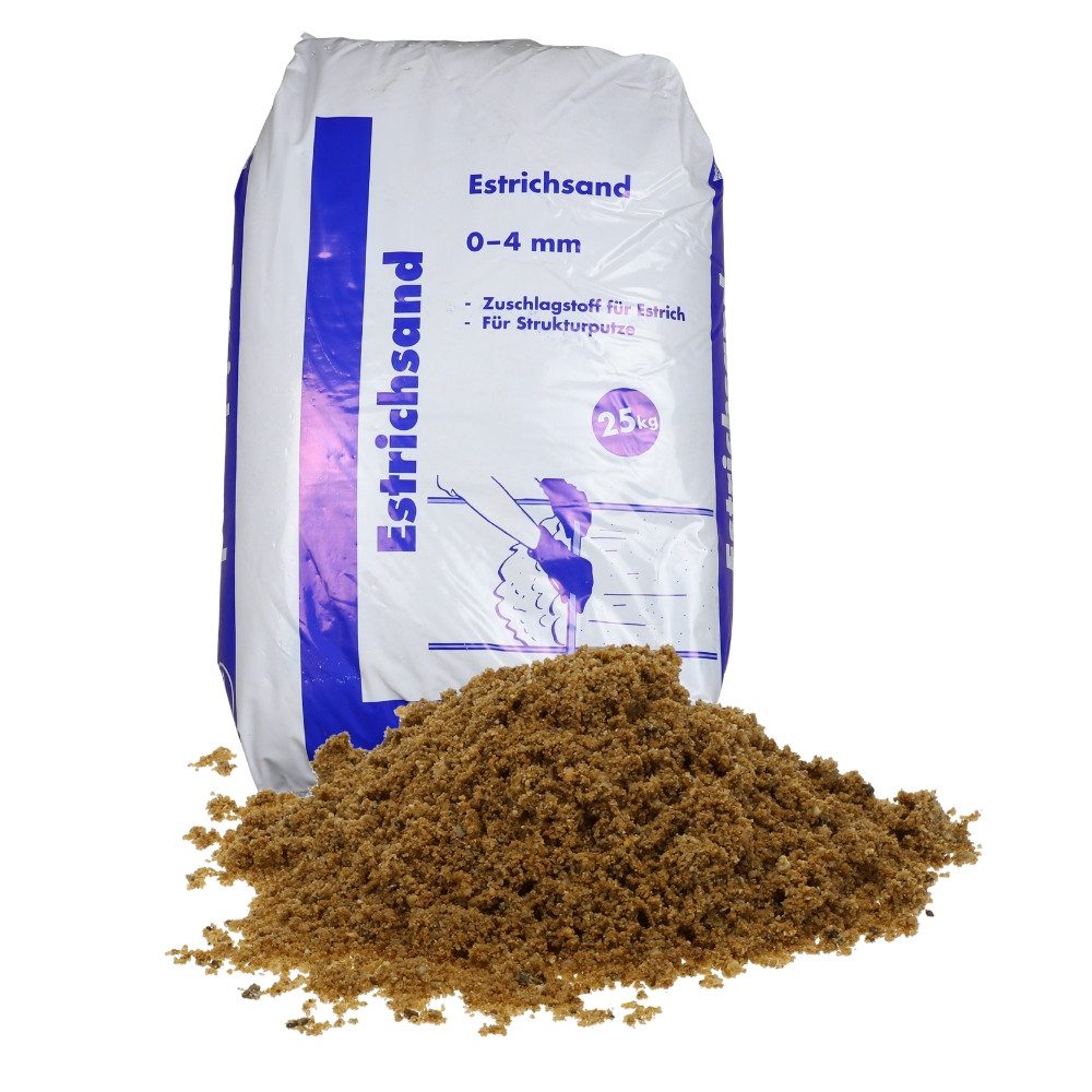 GarPet Fugensand Estrichsand 25 Kg 0 - 4 mm Quarzsand Sand Estrich Mörtelsa günstig online kaufen