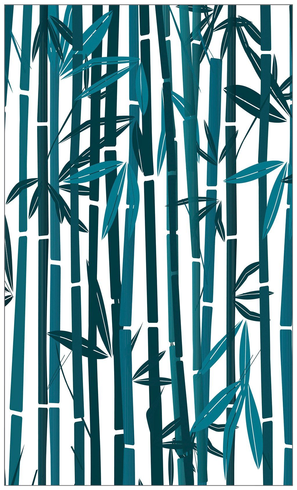 Fensterfolie Look Bamboo, statisch cm, MySpotti, 100 60 glatt, halbtransparent, x haftend