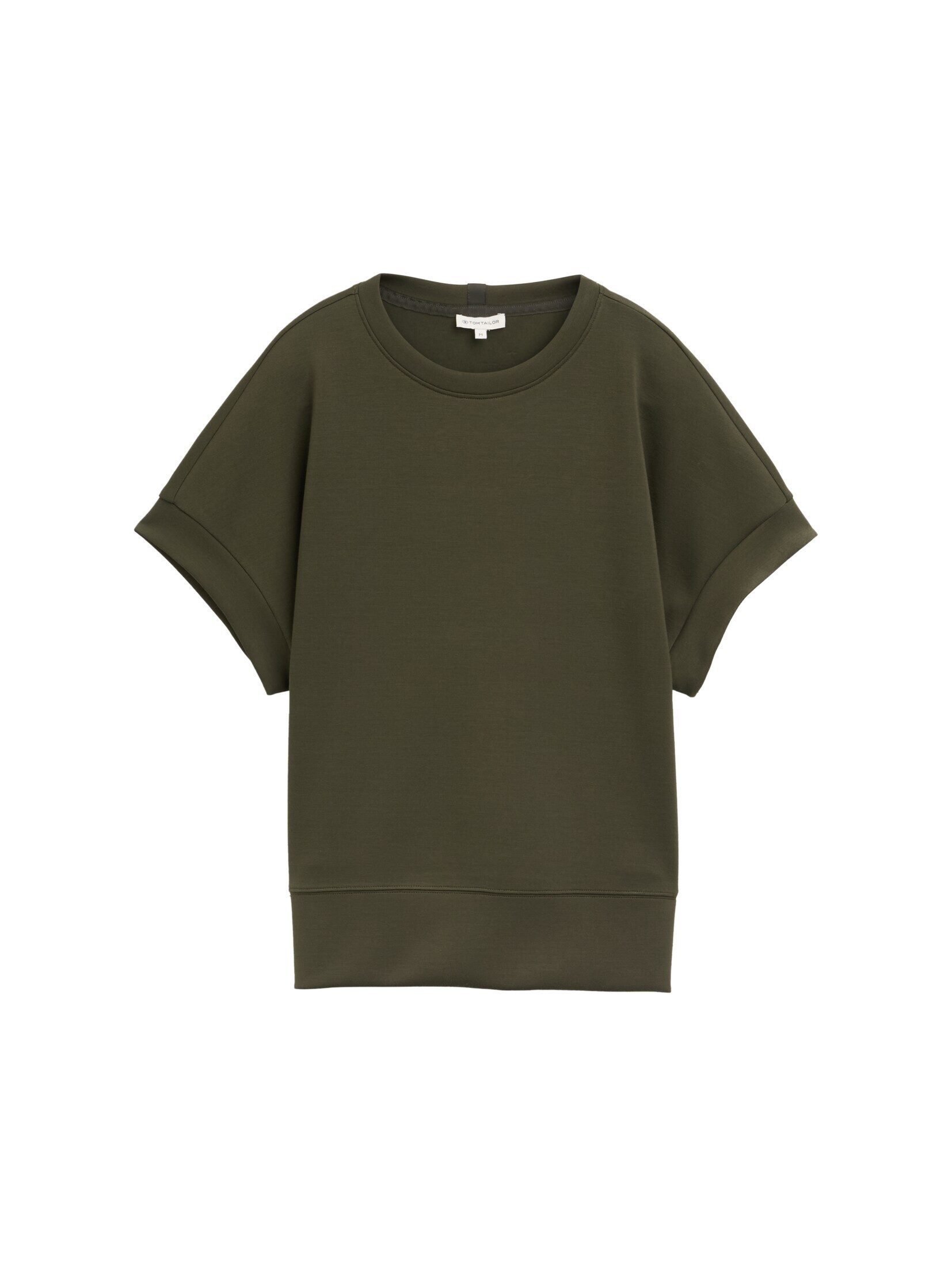 TOM TAILOR Sweatshirt Sweatshirt aus Scuba günstig online kaufen