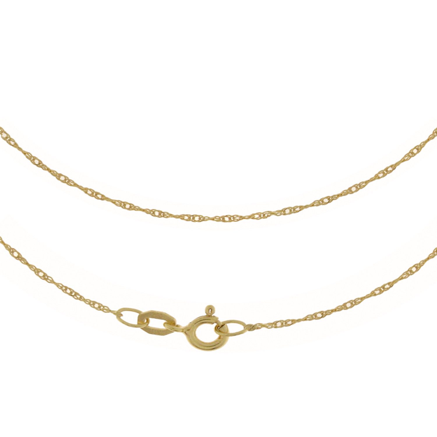 Goldkette JB Edle Goldkette Singapurkette 585 - 14 Kt Gold 45 cm