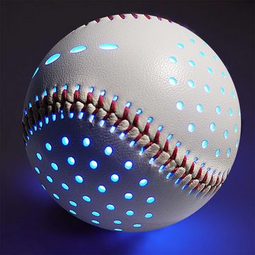 DOPWii Baseball LED beleuchteter Baseball, USB Aufladung, 6 Farben RGB Lichter, Weihnachtsgeschenk