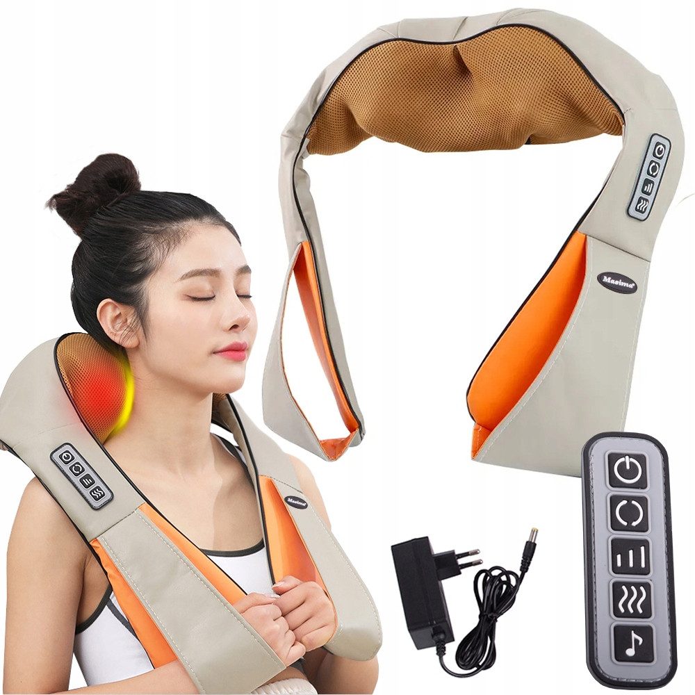 Shiatsu-Massagegerät Nackenmassagegerät Shiatsu Massagegerät Schultermassage Wärmefunktion