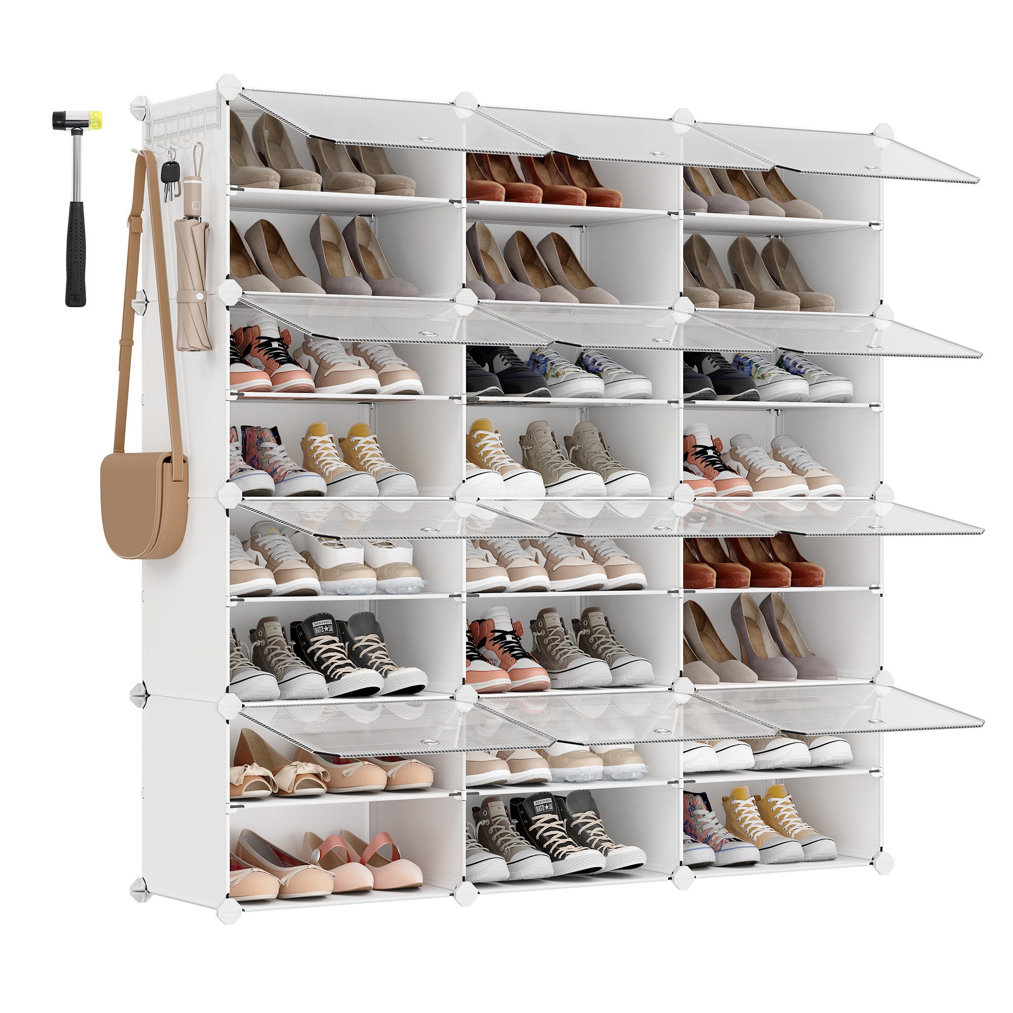 SONGMICS Schuhregal Schuhschrank, 4/6/10/12 Fächern mit günstig online kaufen