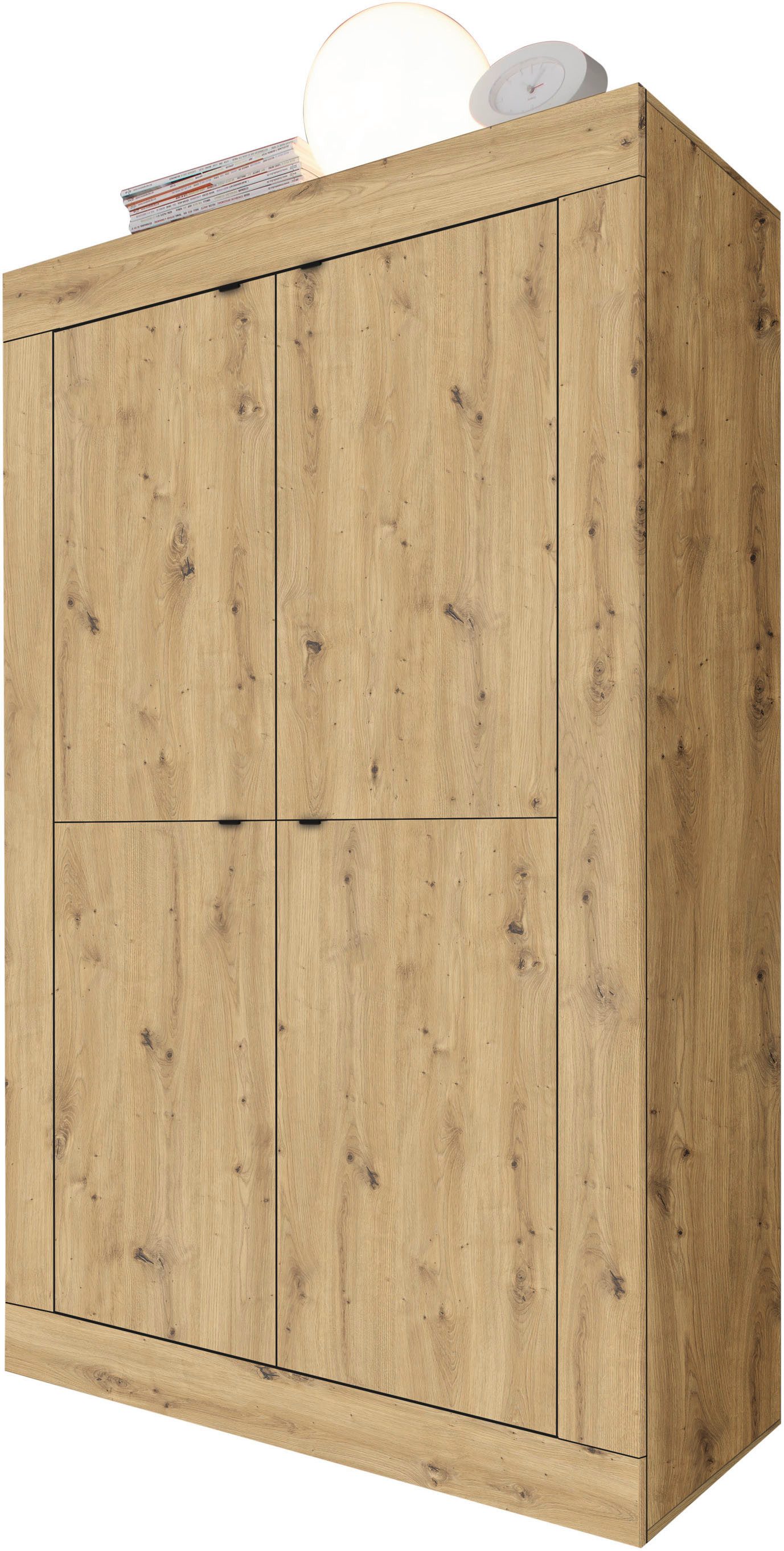 INOSIGN Highboard Basic Höhe 162 cm, Breite 102 cm, Kommode 4 Türen, Hochko günstig online kaufen