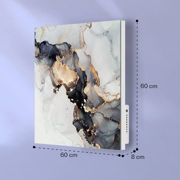 Klarstein Heizkörper Mojave Smart 500 W marble, elektrische Infrarot Wandheizung Thermostat Bild Heizung elektrisch