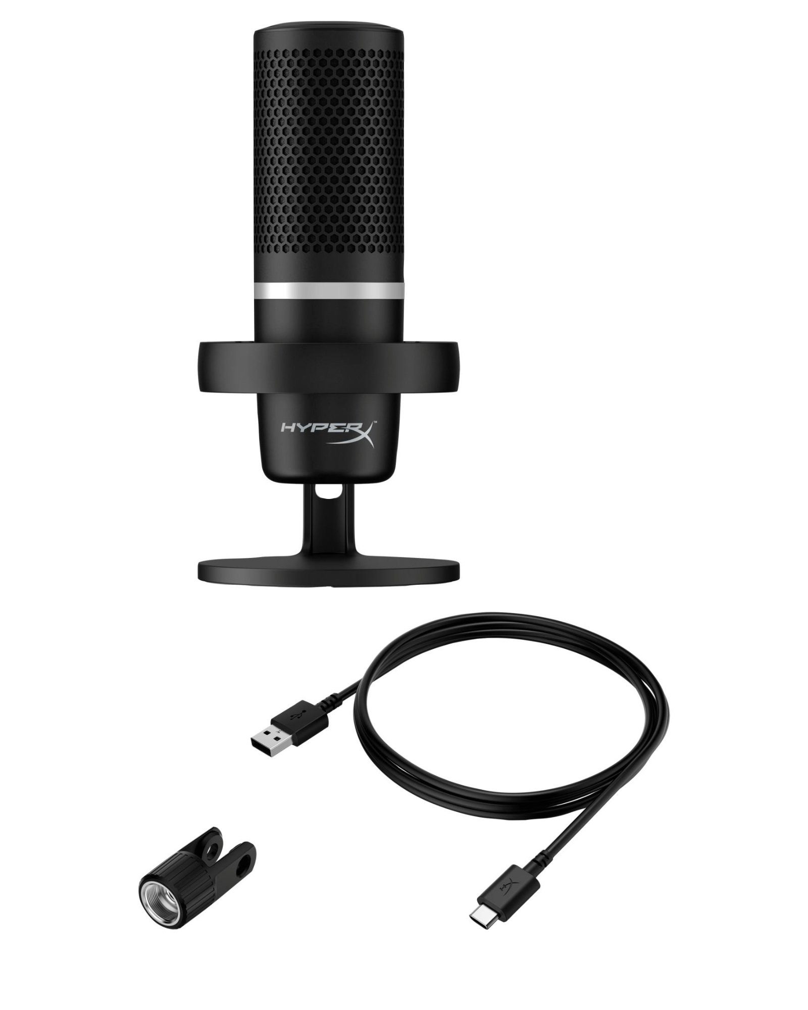 HyperX Streaming-Mikrofon DuoCast, USB, RGB-Beleuchtung, ungerichtet