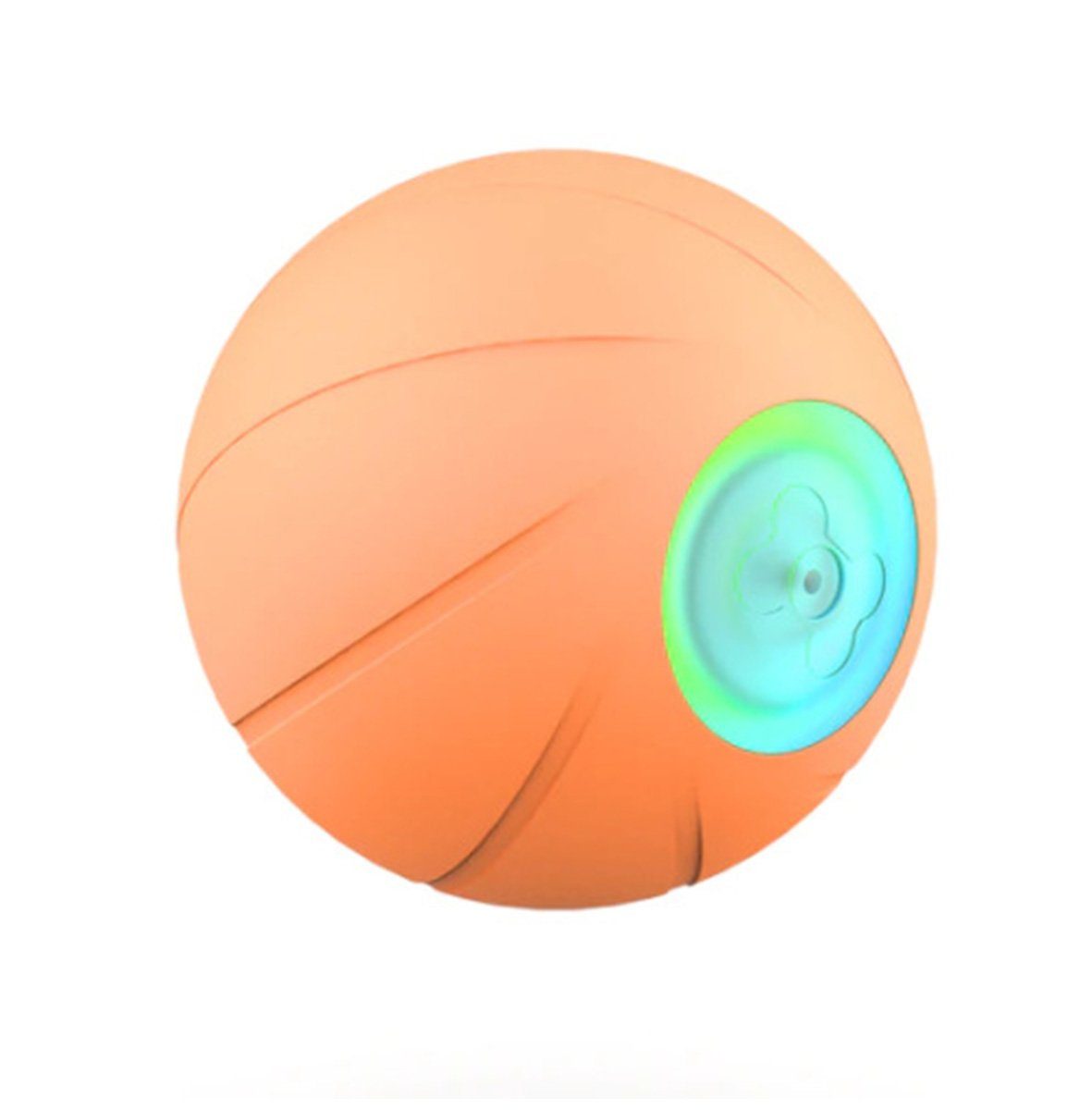 Welikera Tierball Intelligenter interaktiver Spielzeugball für Hunde Orange