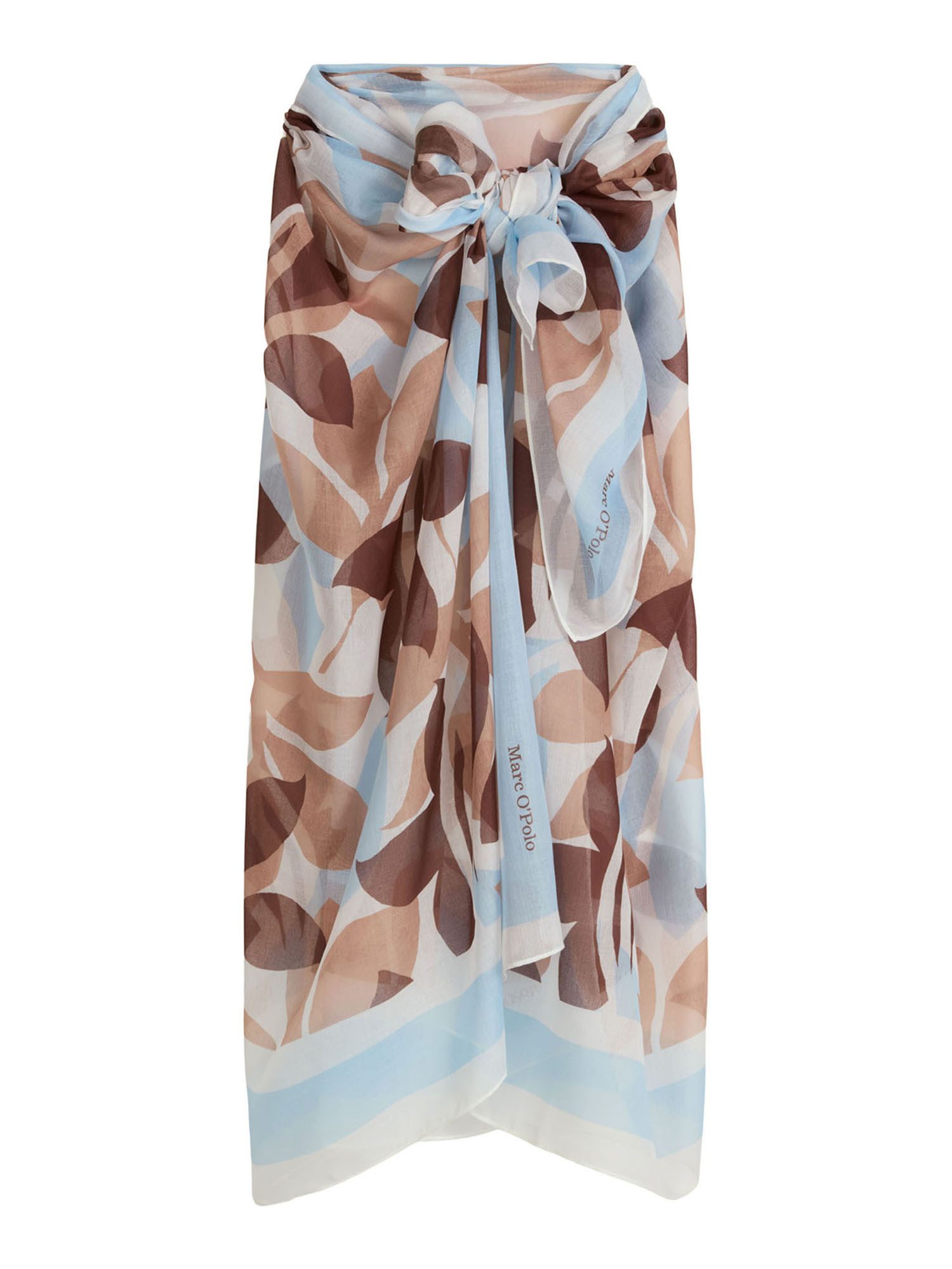 Marc O'Polo Pareo Abstract Flower, Sarong, Strandtuch Wickel, Strand Pareo