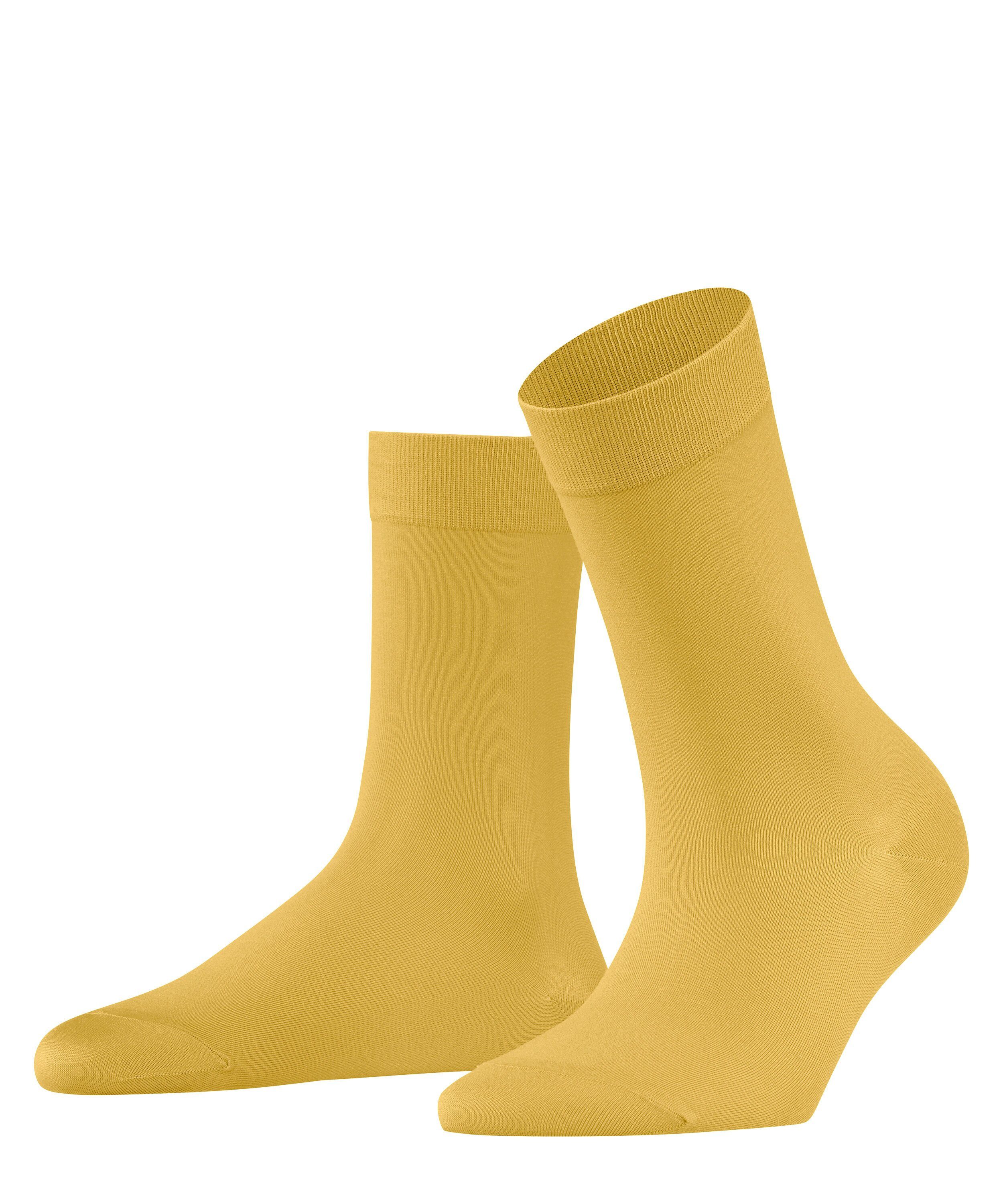 (1187) mustard FALKE Socken Cotton Touch (1-Paar)