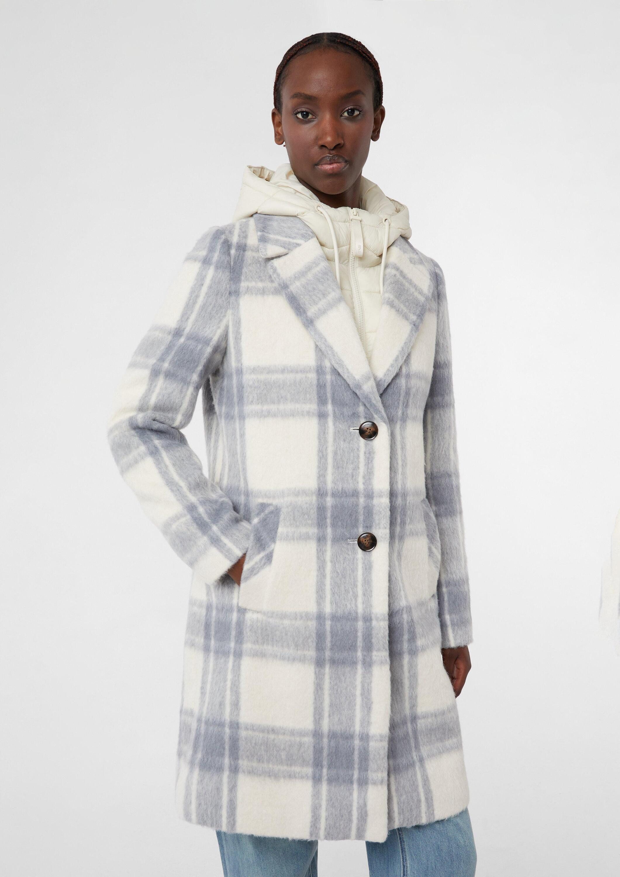 comma Funktionsmantel Outdoor-Mantel Wollmantel mit herausnehmbarem Steppei günstig online kaufen