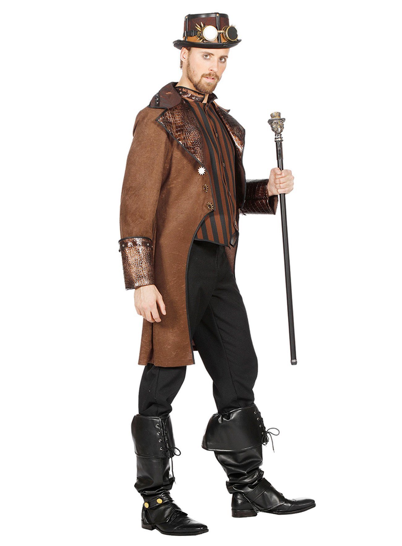 Metamorph Kostüm Steampunk Aristokrat Mantel & Weste, Herrschaftliche Oberb günstig online kaufen