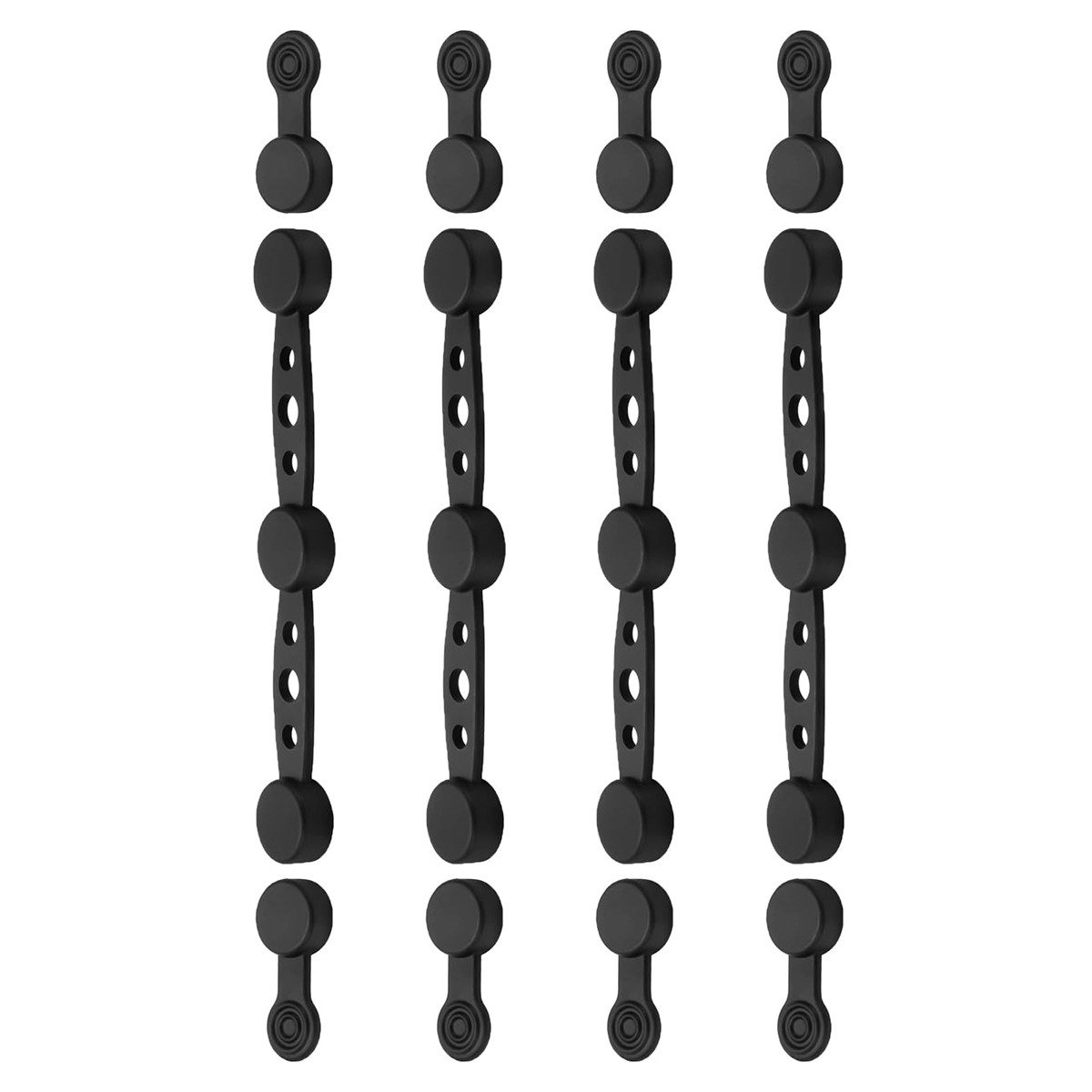 Novzep Backpapier Magnete für Heißluftfritteusen,magnetische Silikonschnallen, verhindern Backpapiereinlagen decken Lebensmittel ab