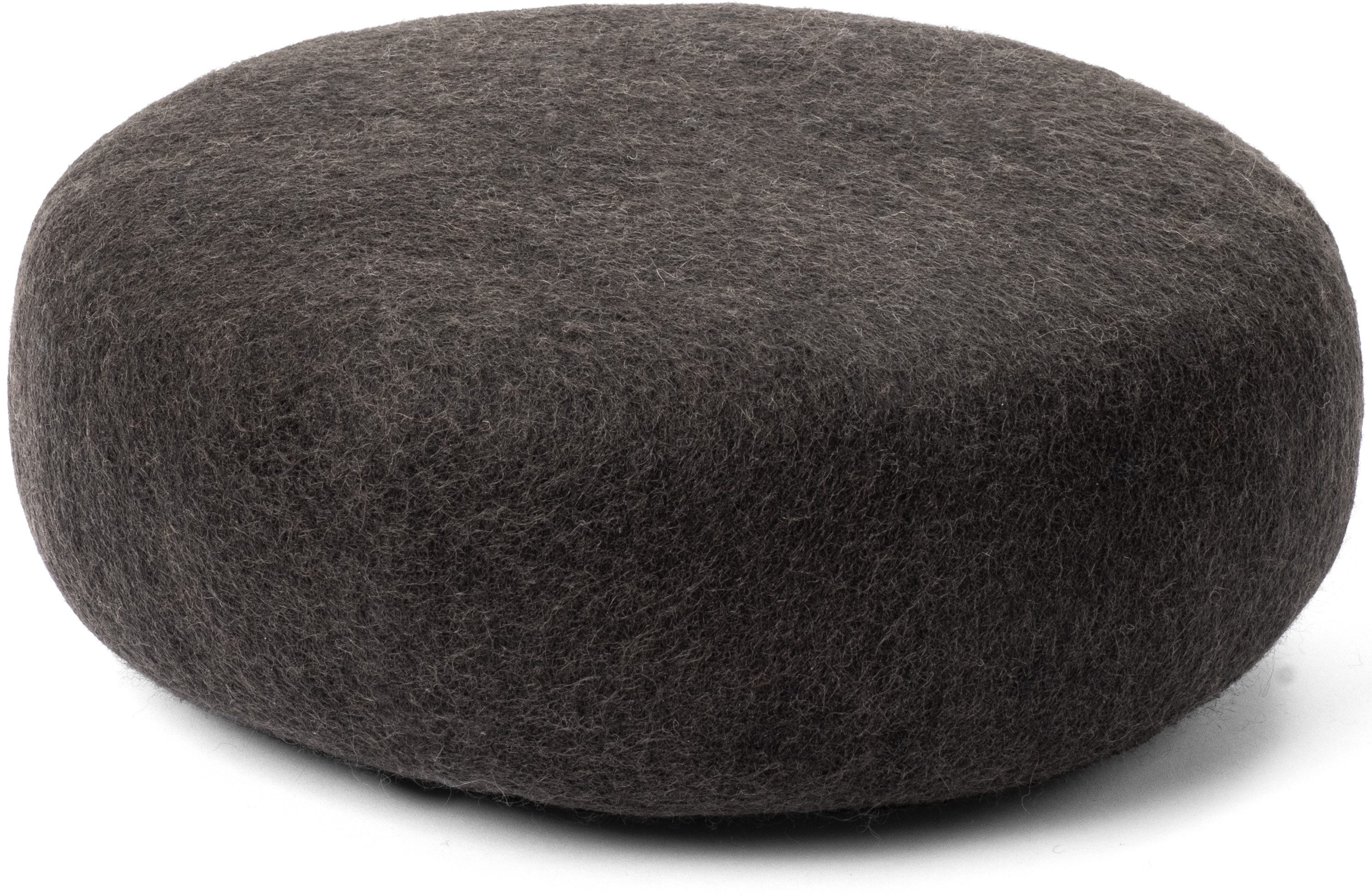 myfelt Pouf Kuno Filz Colour Pouf, 100% reine Schurwolle, in verschiedenen Größen erhältlich
