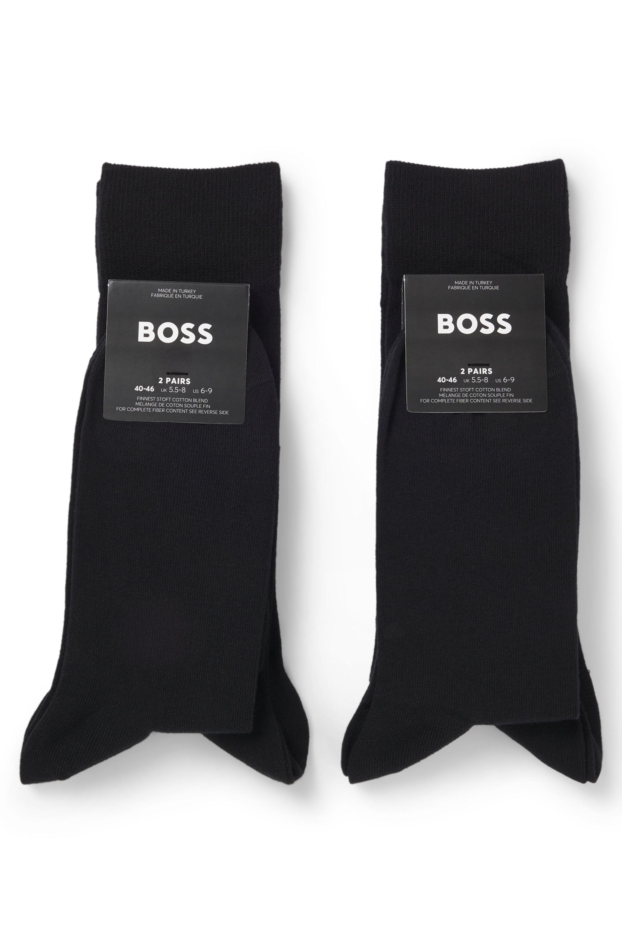 BOSS Socken 4PRSGiftset IconicCC Neuheit, verstärkte Zehen- und Fersenpartie