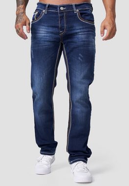 Code47 Regular-fit-Jeans Herren Jeans Hose Slim Fit Männer Regular Fit Denim Designerjeans