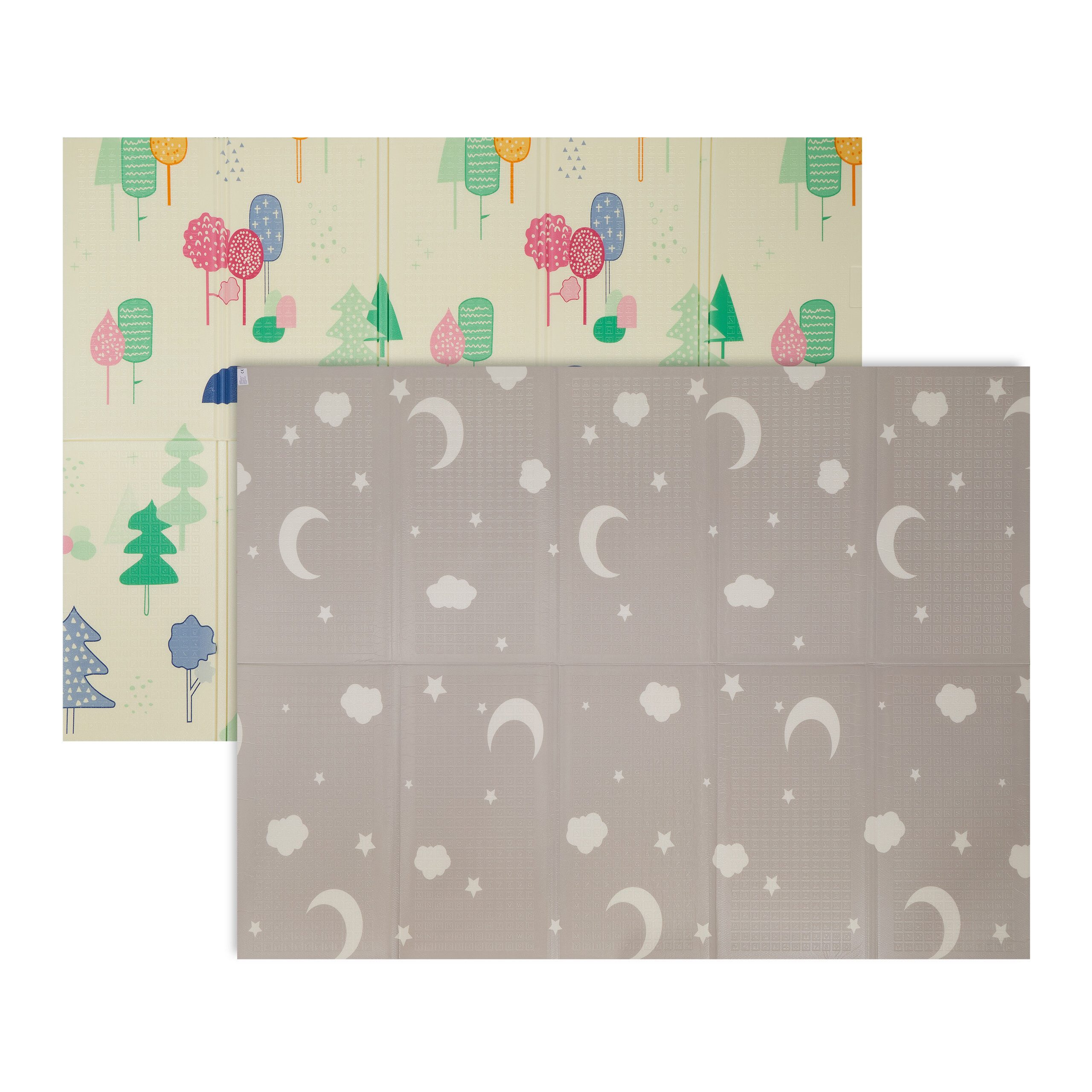 relaxdays Spielmatte Faltbare Spielmatte mit Motiv, C