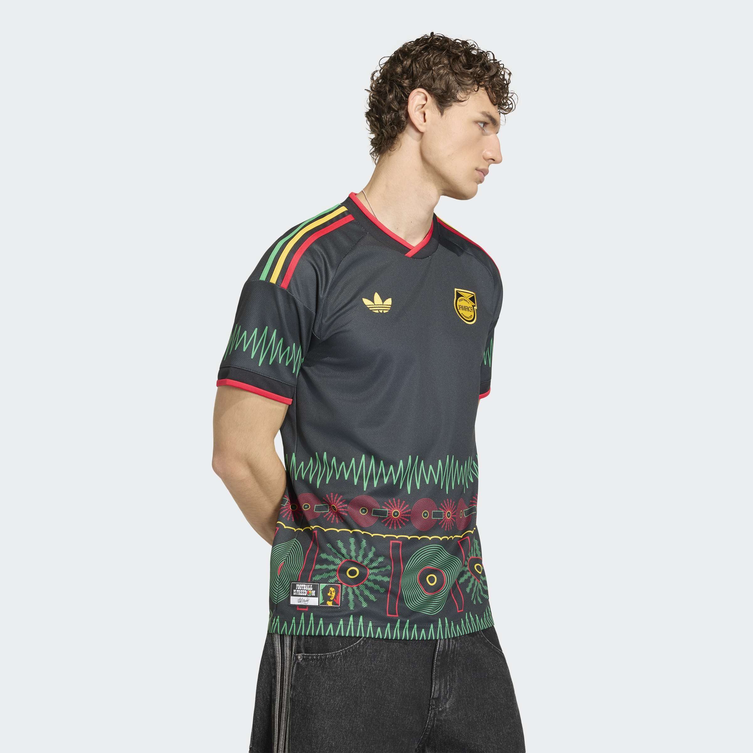 adidas Performance Fußballtrikot JAMAIKA 26 X BOB MARLEY AUSWÄRTSTRIKOT (1- günstig online kaufen