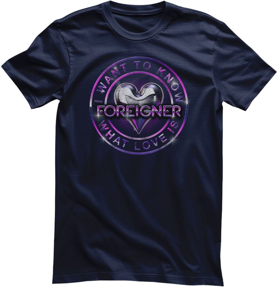 Foreigner T-Shirt I Want To Know What Love Is T-Shirt